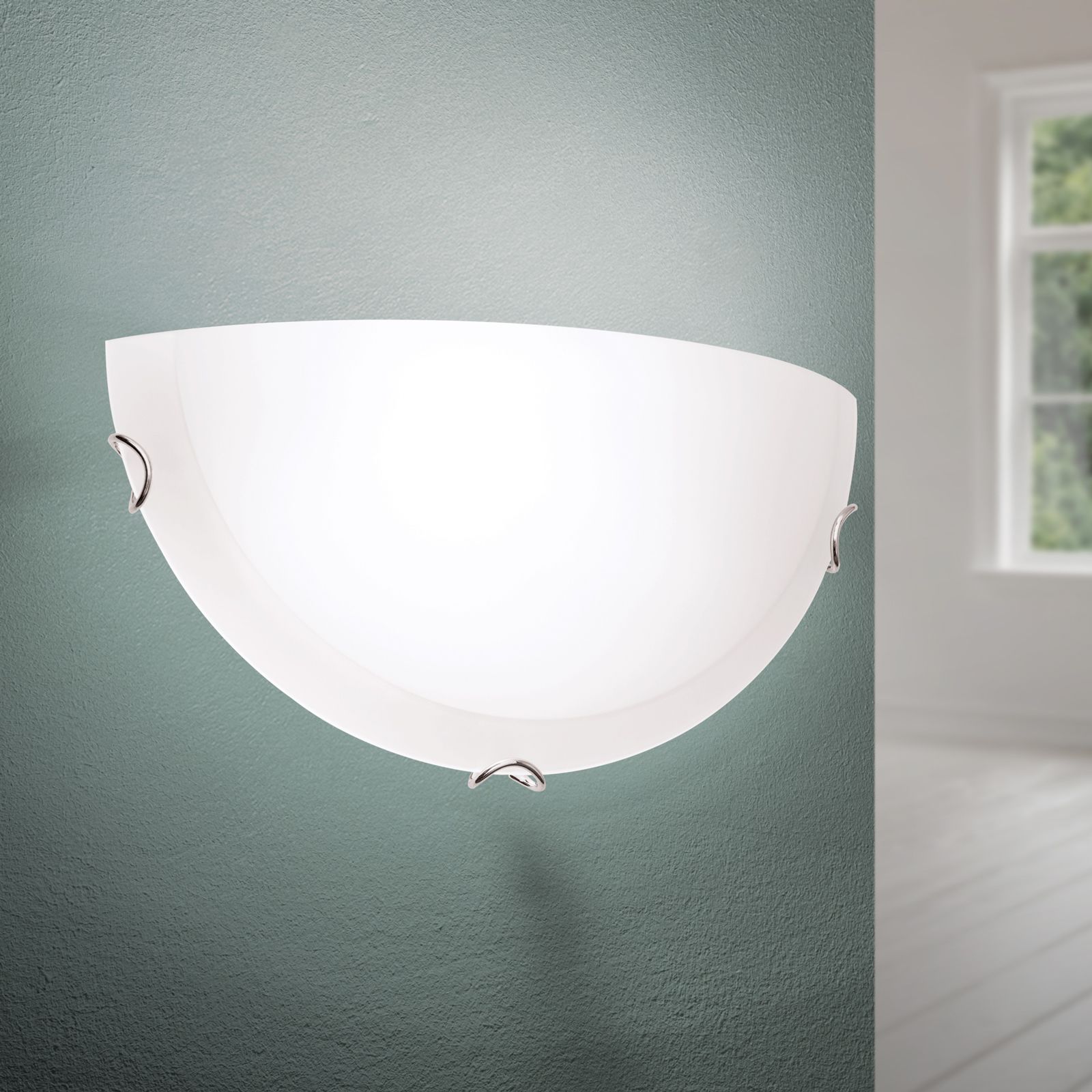 Wandleuchte AGADA, 1-flammig, Chrom