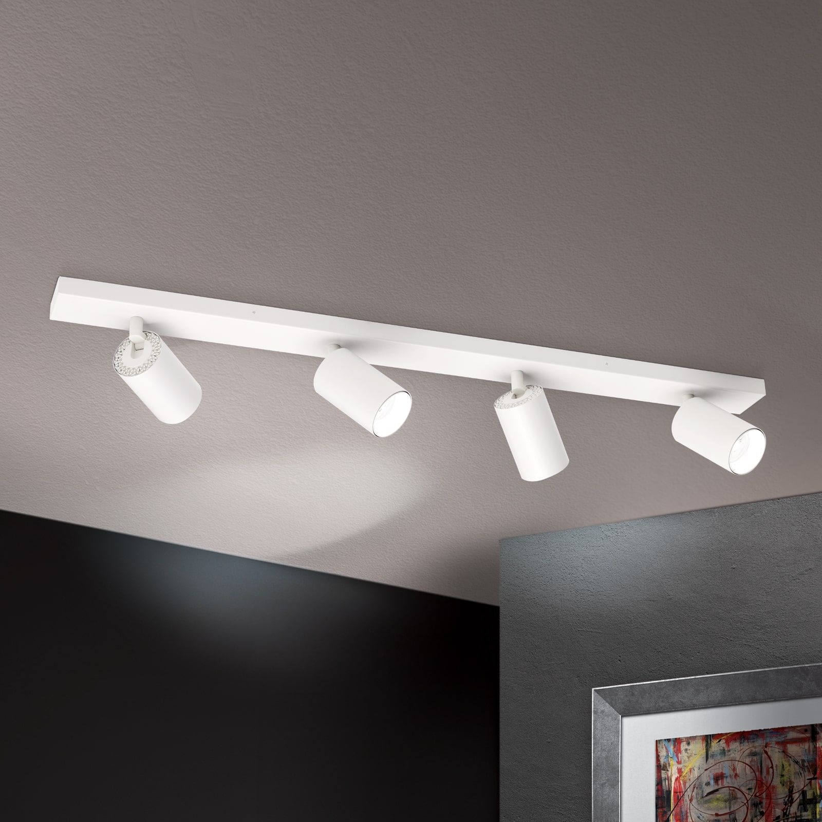 Strahler SEAN, 4-flammig, Weiß