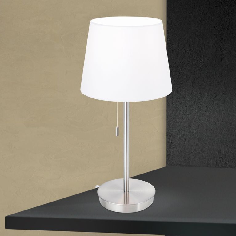 Tischlampe LUDWIG, Satin