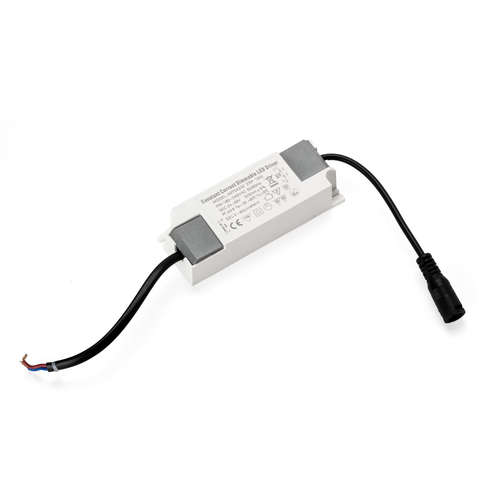 Driver 15n QIAOPU Model:JMTG4232, 15W, 320mA, 24-40V, dimmbar