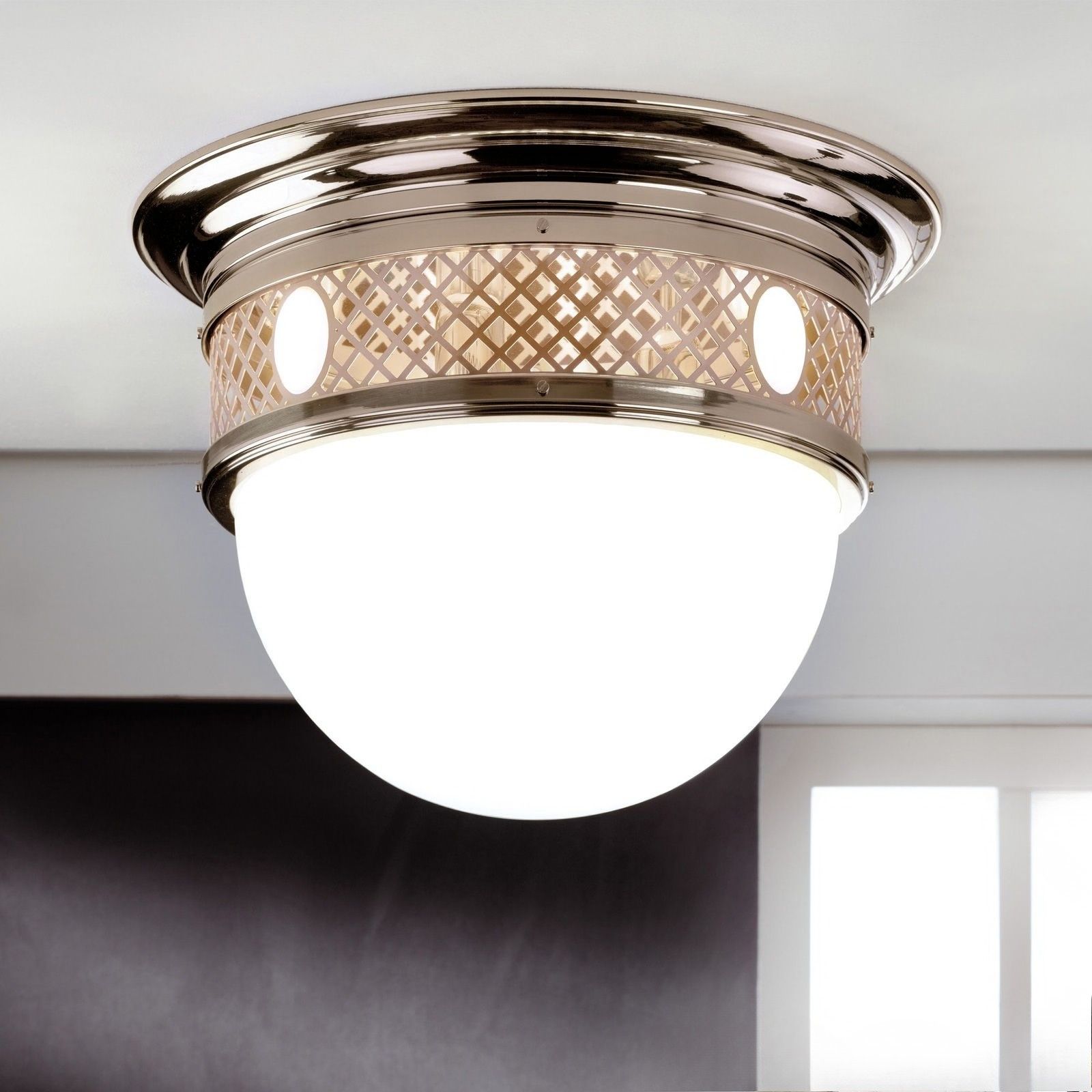 ALT WIEN Ceiling Light, Antique Brass finish, 48cm