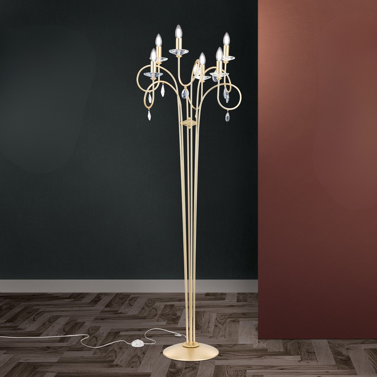 Stehleuchte GIADA, Gold-matt