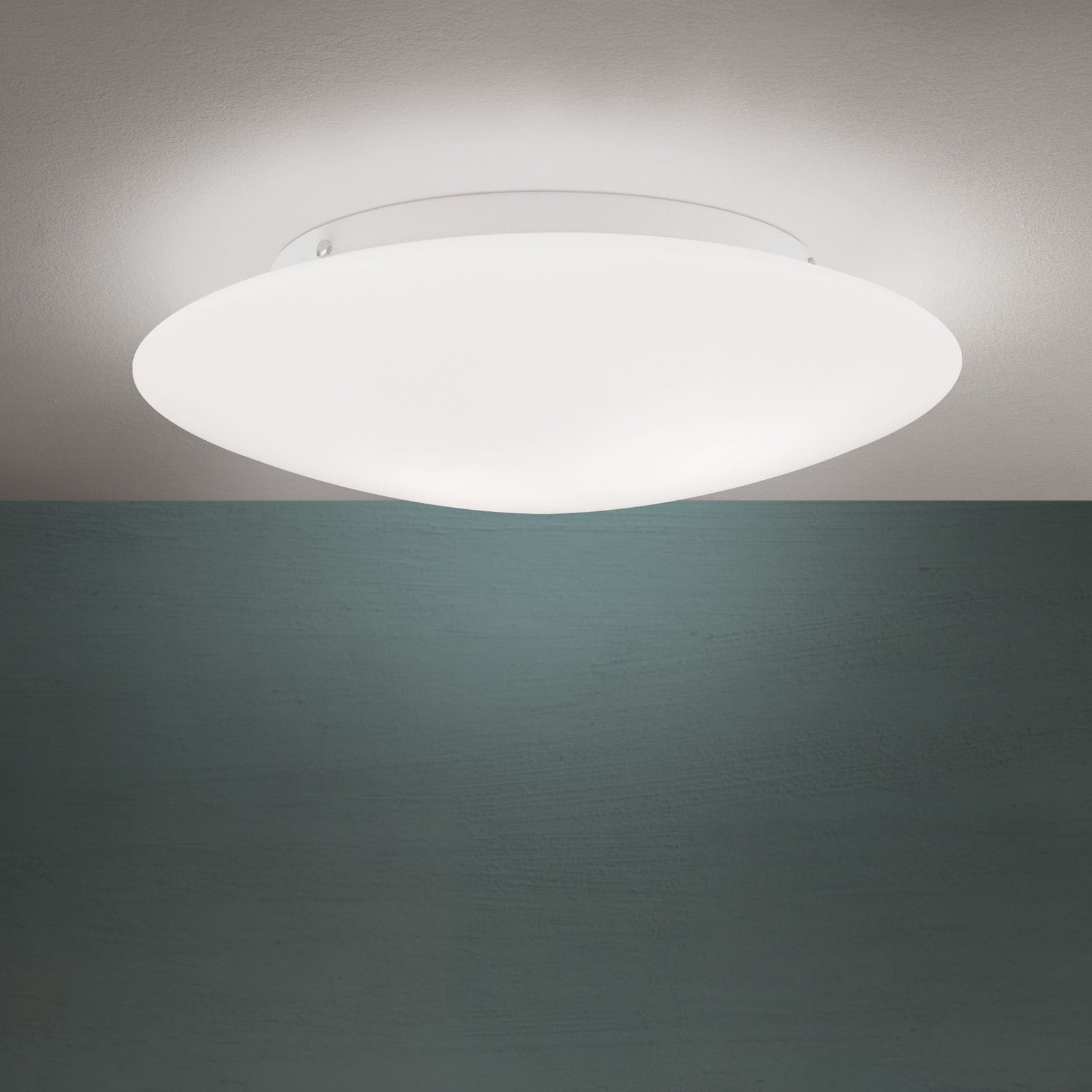 Ceiling light ALBA, opal, 37 cm