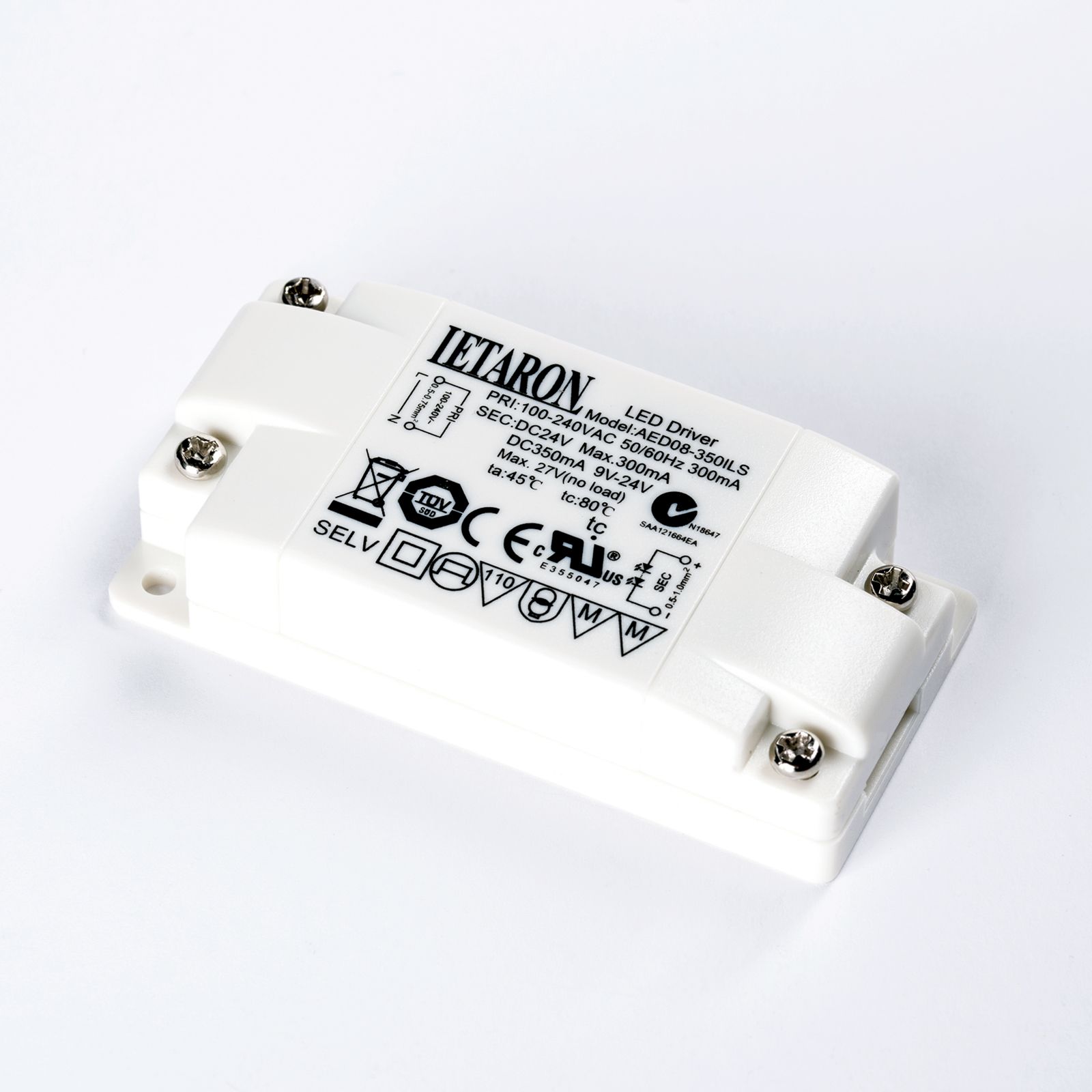 Driver 8i IETARON AED08-350ILS 8W, nicht dimmbar