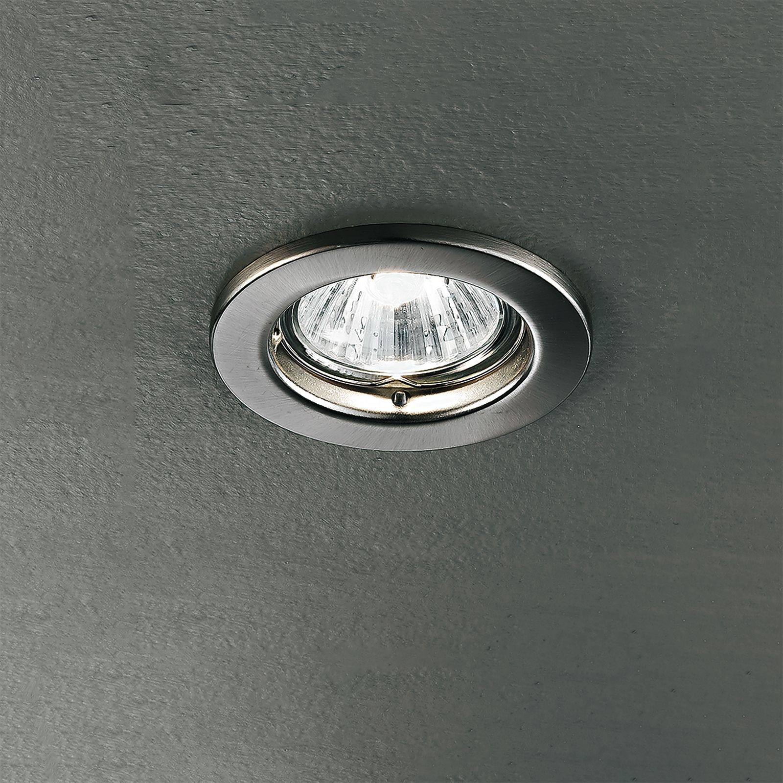 Recessed spotlight CLASSIC, satinated, round