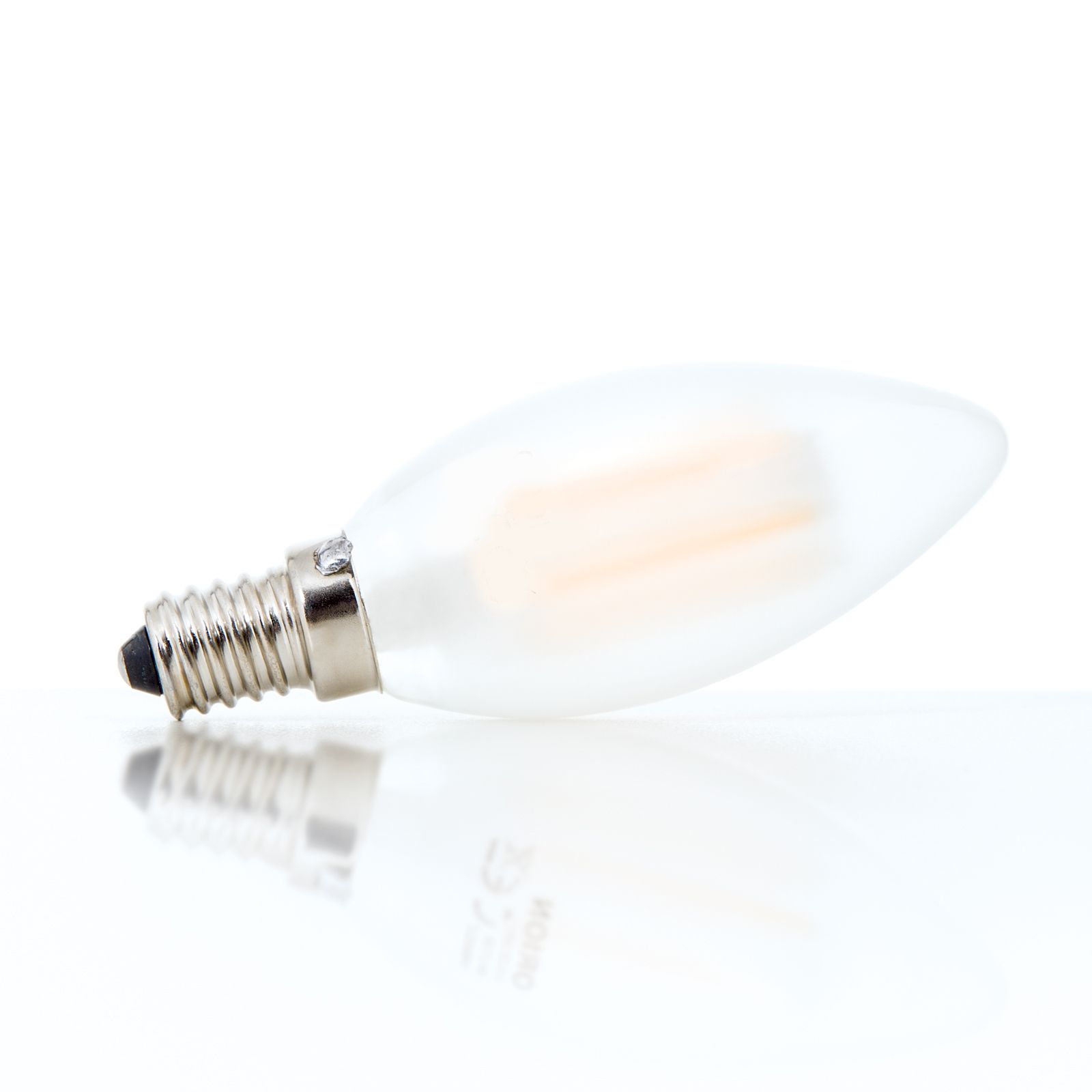 LED Candle light bulb, E14, 4,5Watt, frosted