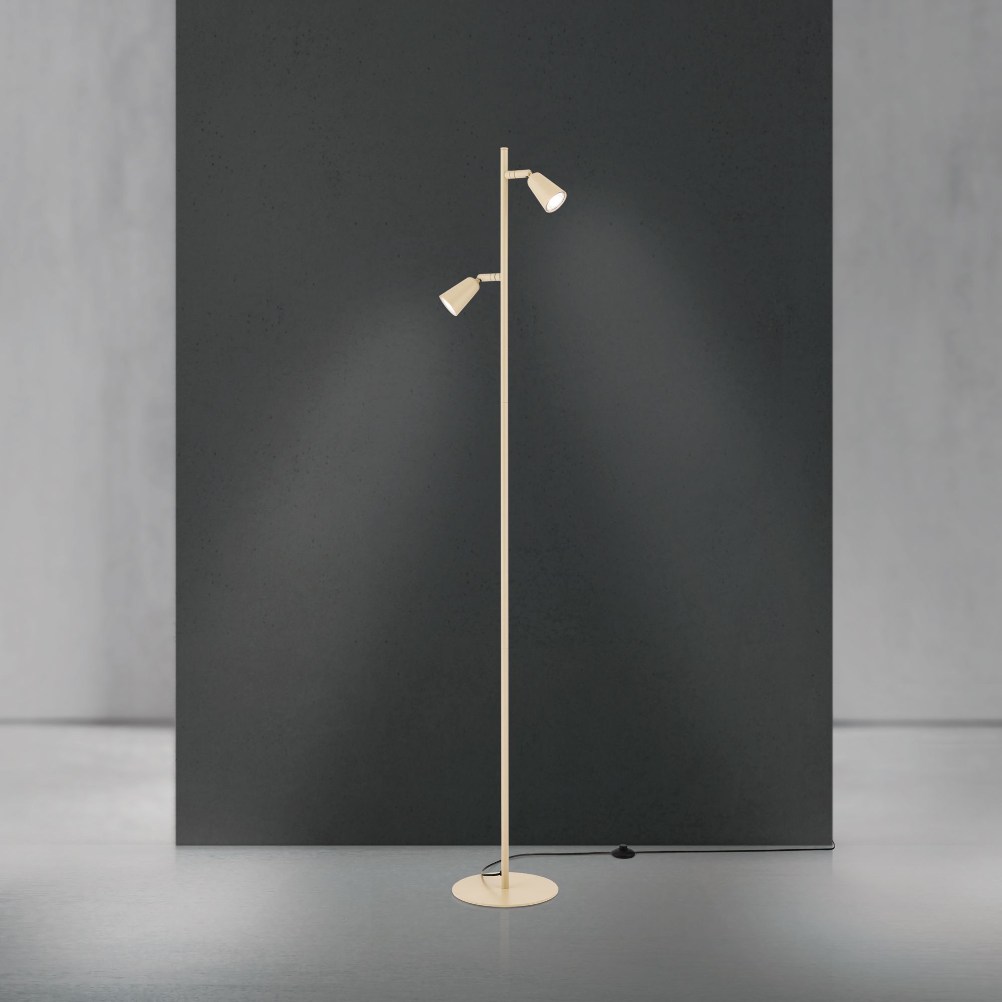 Stehleuchte DOTTY, 2-flammig, khaki