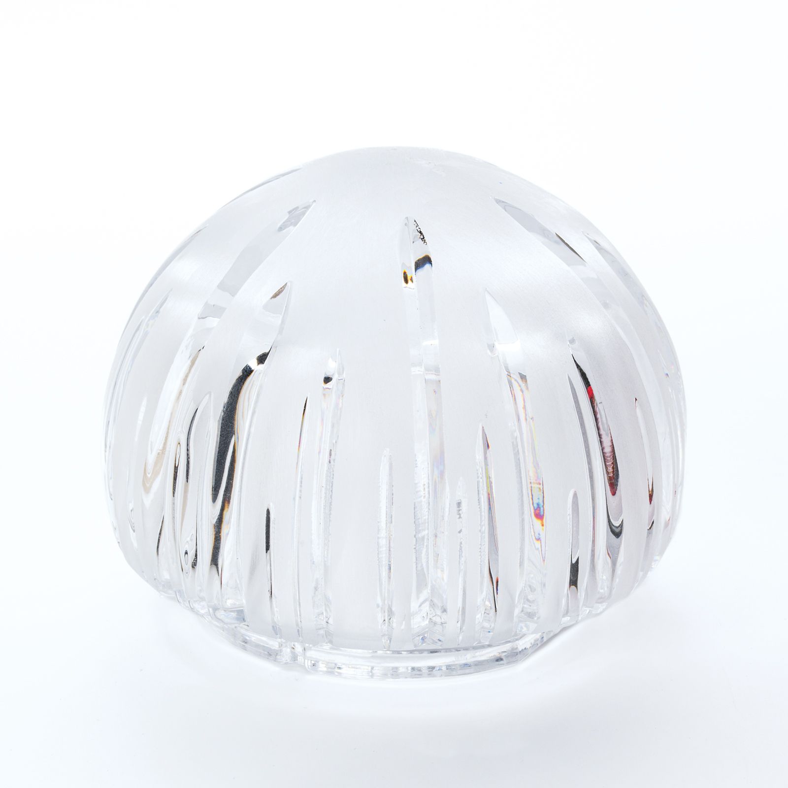 High-lead crystal glass BALL 500, Ø 100 mm, clear-matt