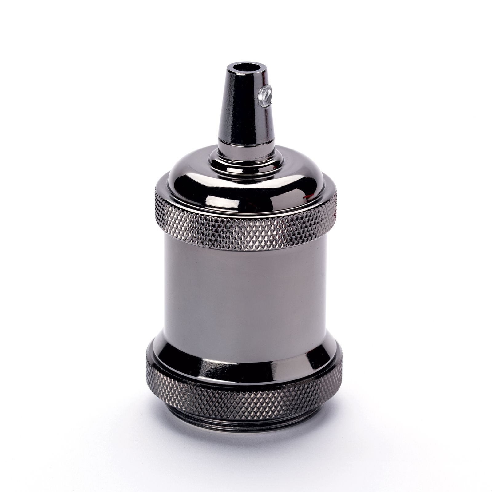 Lamp socket E27, Vintage, Black