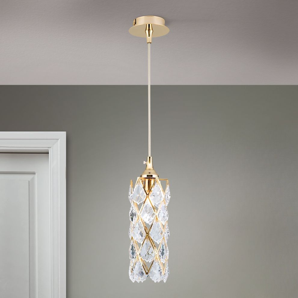 Pendant lamp RITA, gold