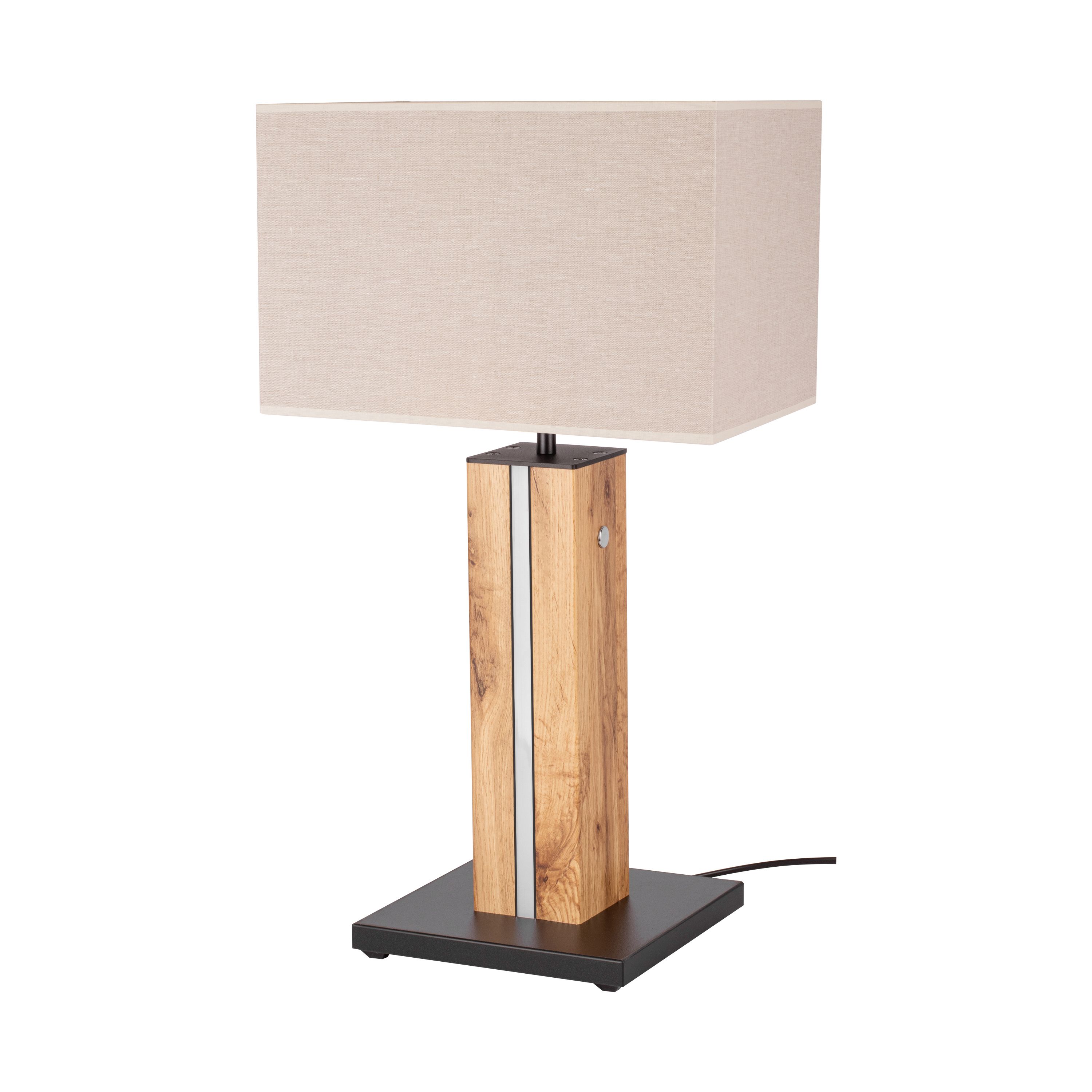 Tischleuchte SONAS, Eiche/schwarz