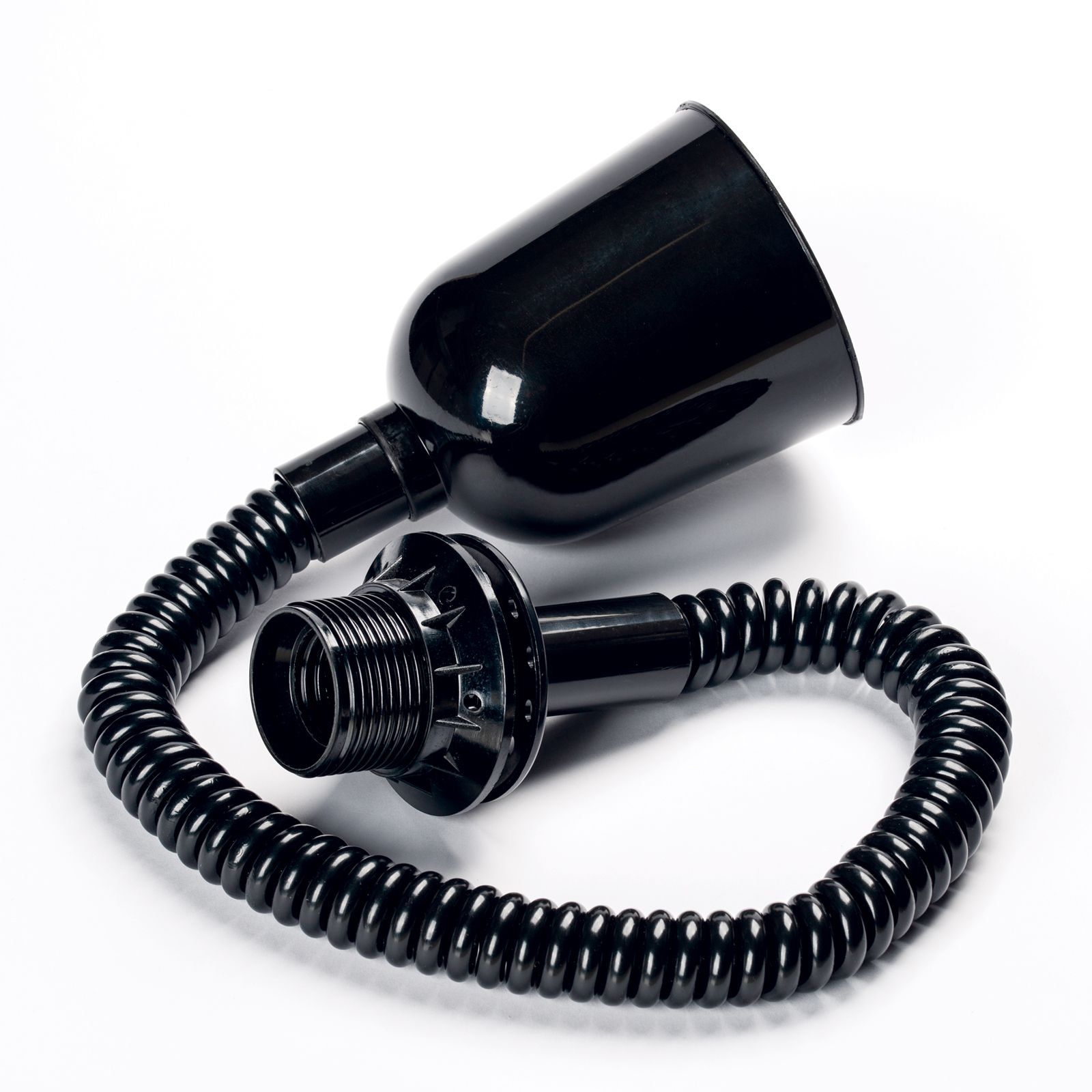 Leuchtenzugpendel, 40-180 cm, Schwarz