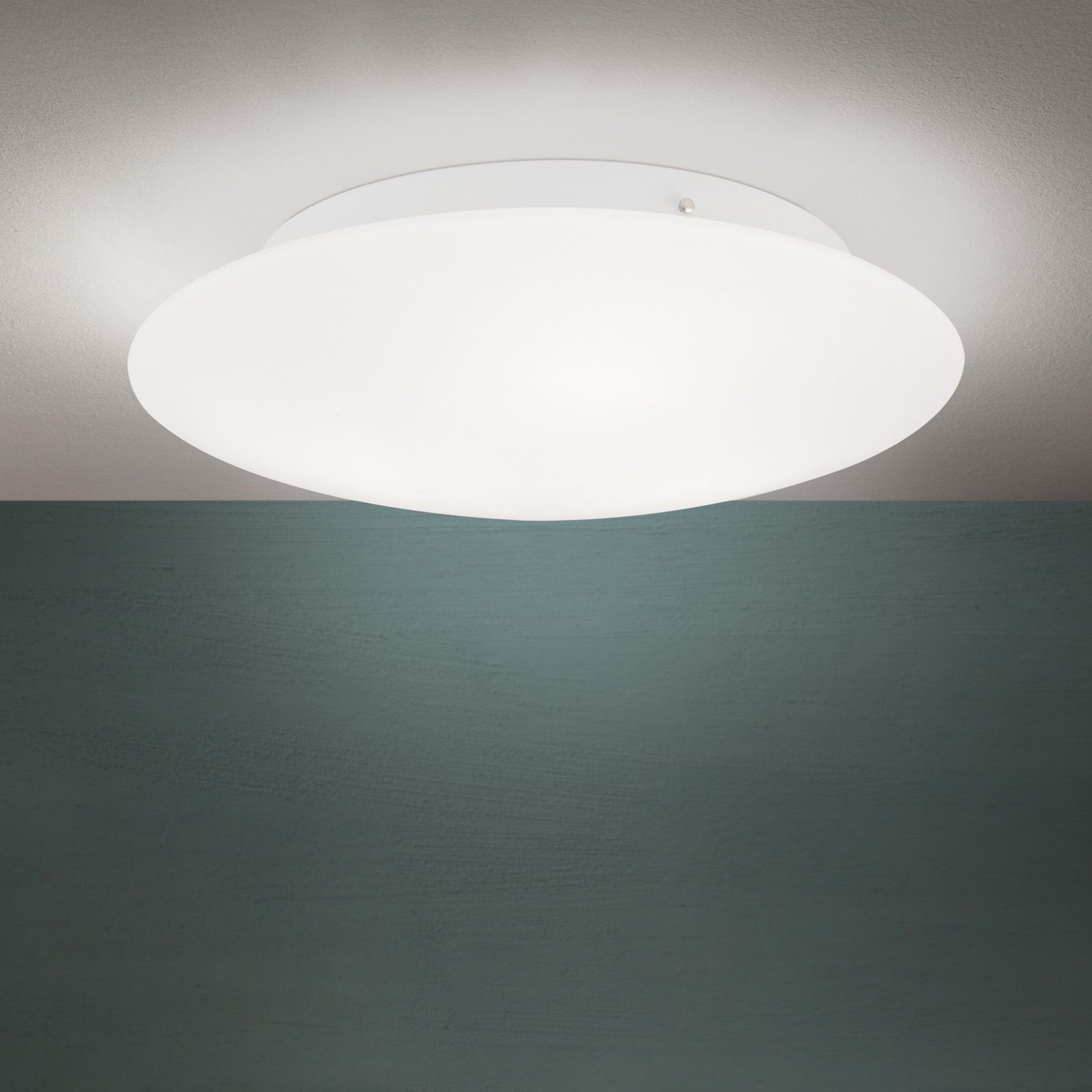 Ceiling light ALBA, opal, 45 cm