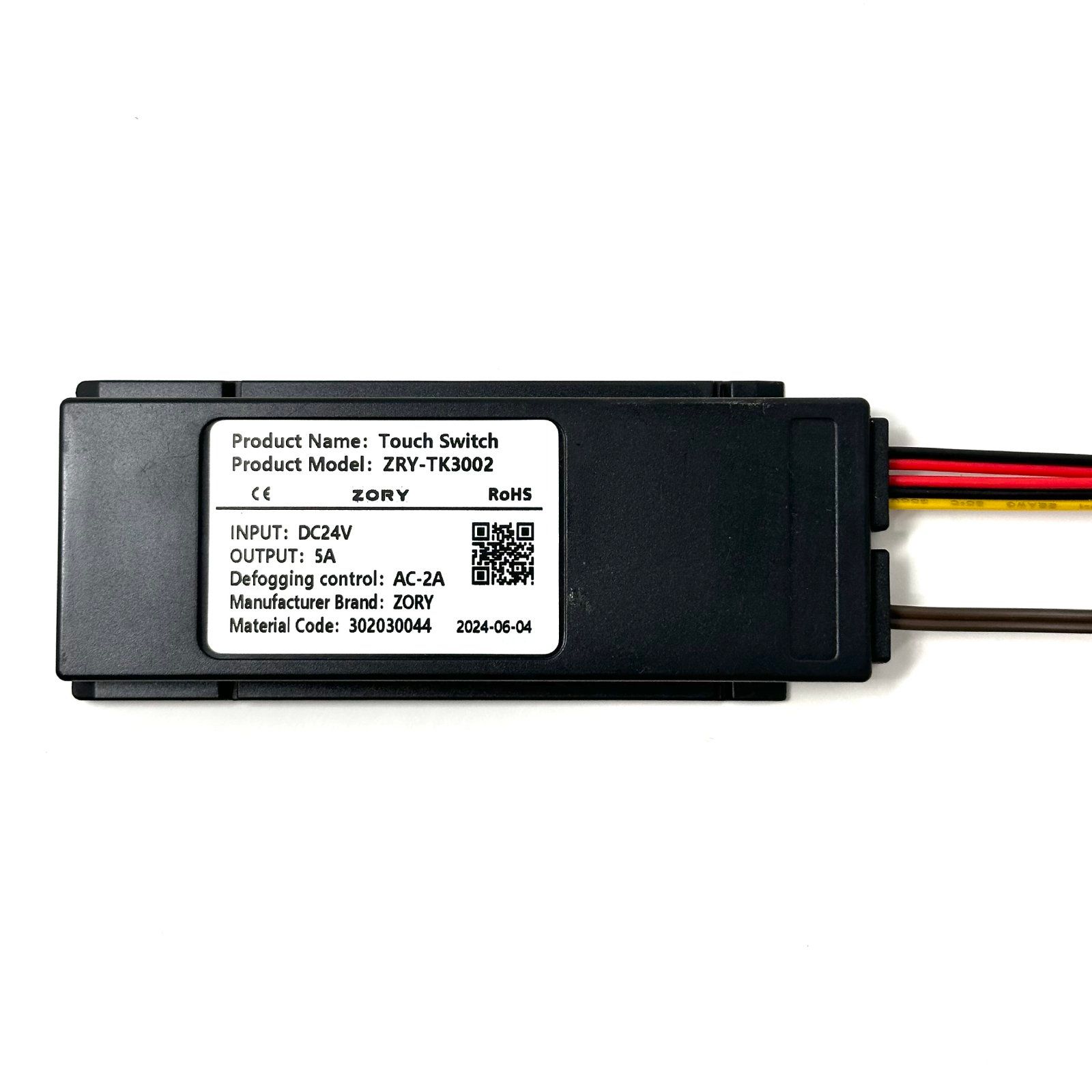 LED touch dimmer 13-399 for mirrors, model: ZRY-TK3002