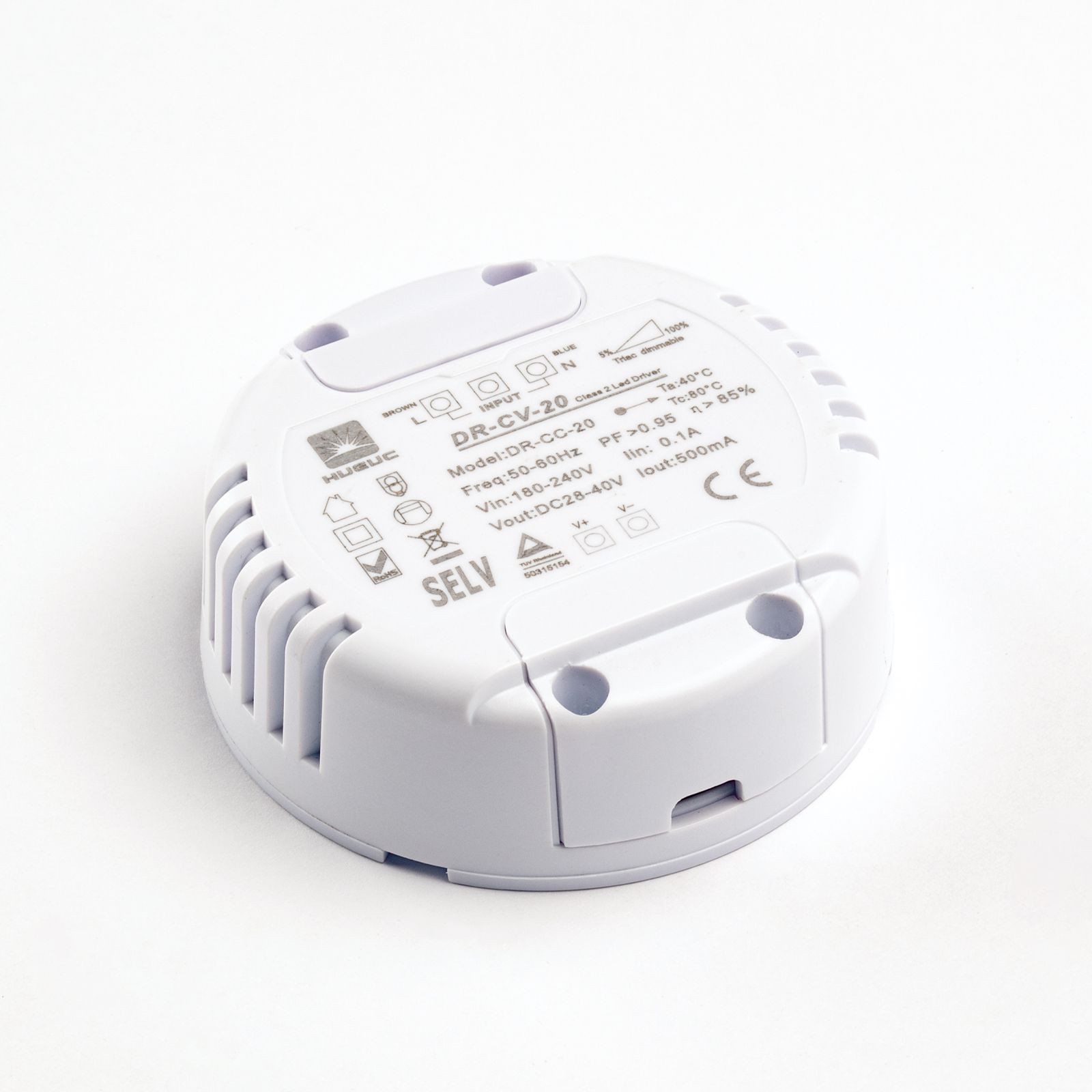 Driver 20i HUARUI DR-CV-20 20W 500mA, dimmable