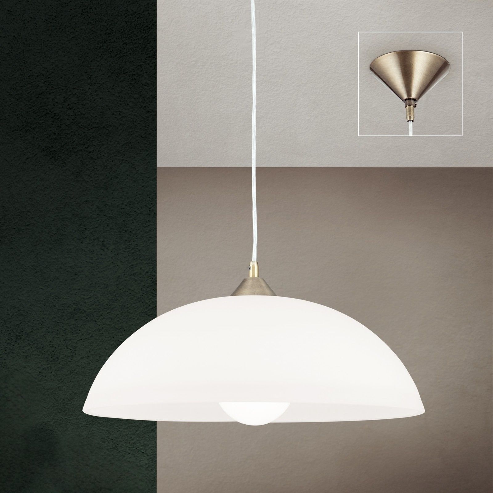 Hängeleuchte SUSAN, patina