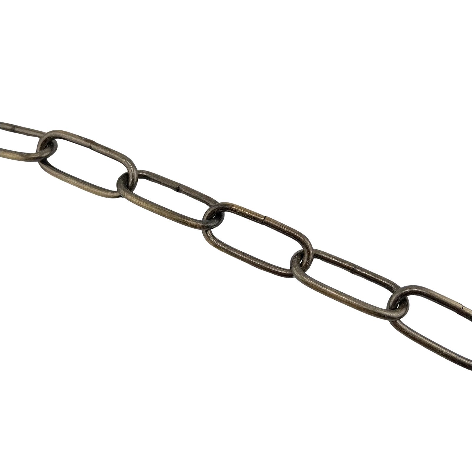 Lampenkette, 47x20x4 mm, 1 m, Patina