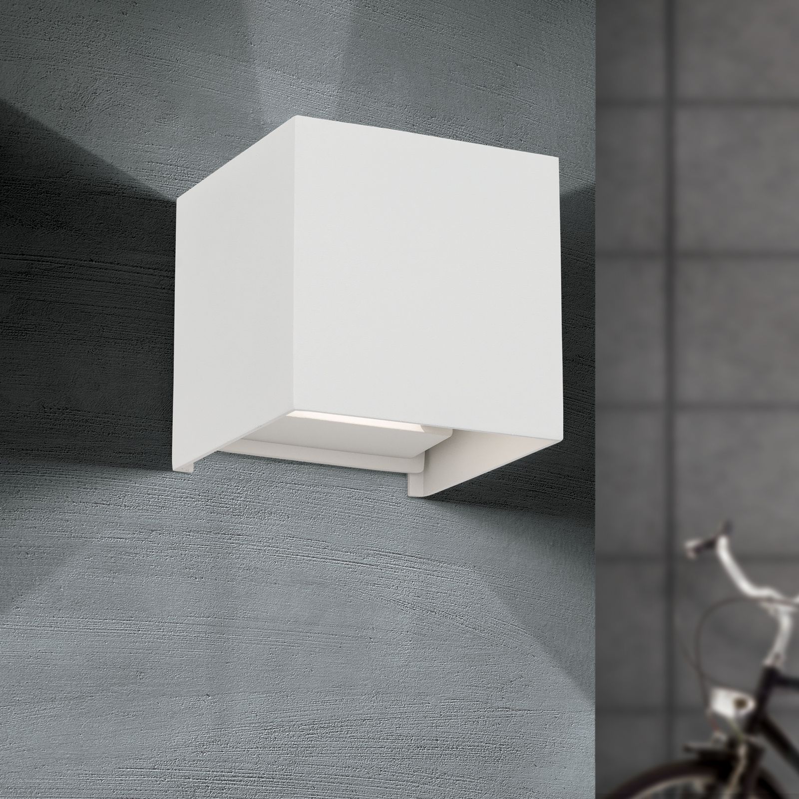 LED Wandleuchte CUBE, Weiß