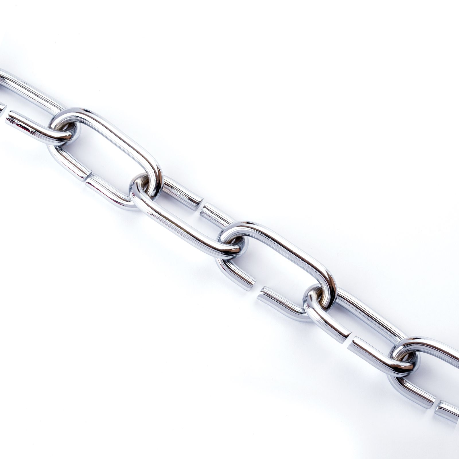 Lampenkette, 48x22x5 mm, 1 m, Chrom