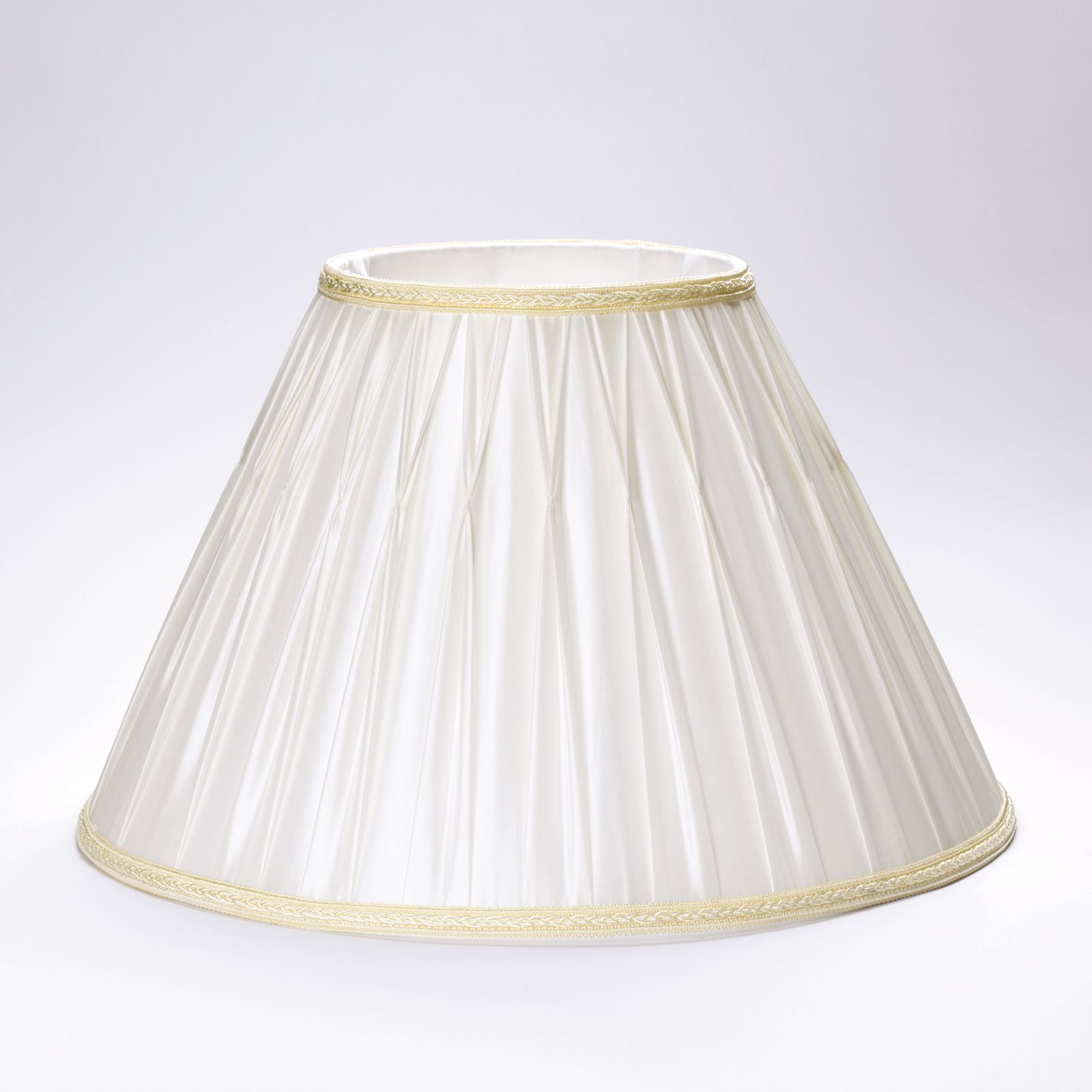 Lampenschirm Stoff TIZIA 12-1097, Ø 460 mm, Creme