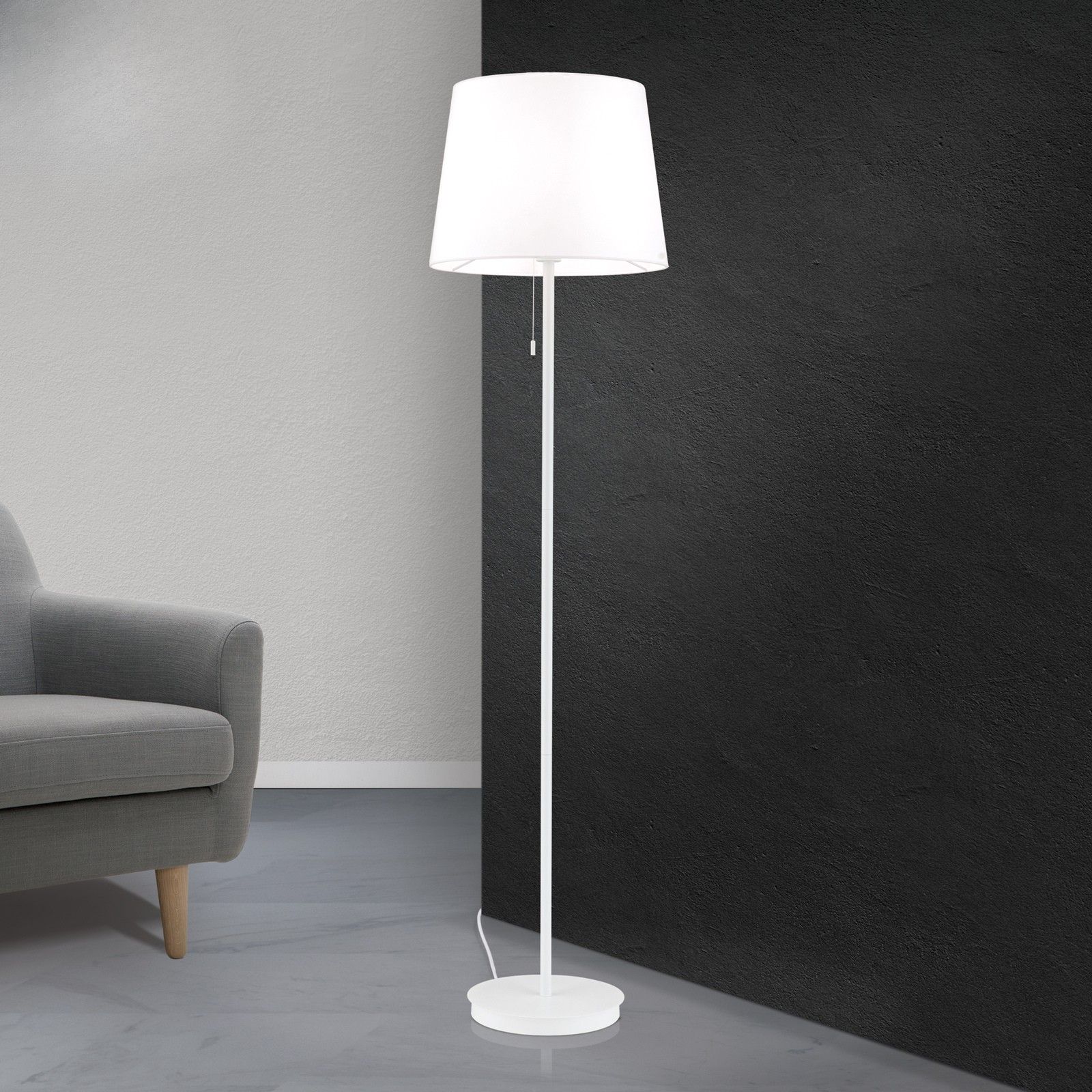 Stehleuchte LUDWIG, weiß