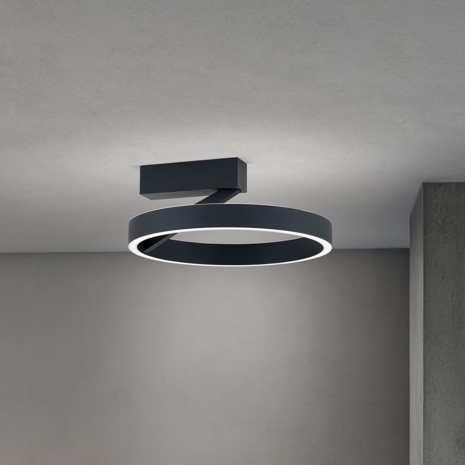 LED Deckenleuchte KOLK, schwarz