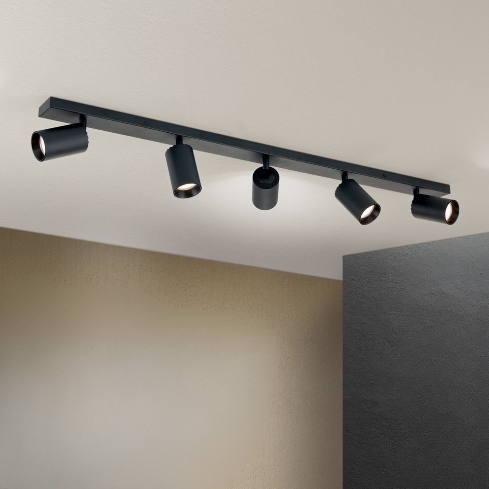 Strahler SEAN, 5-flammig, Schwarz