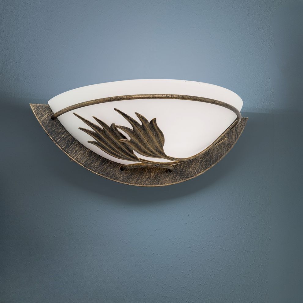 Wall light FLEUR, 1-lamp, Antique