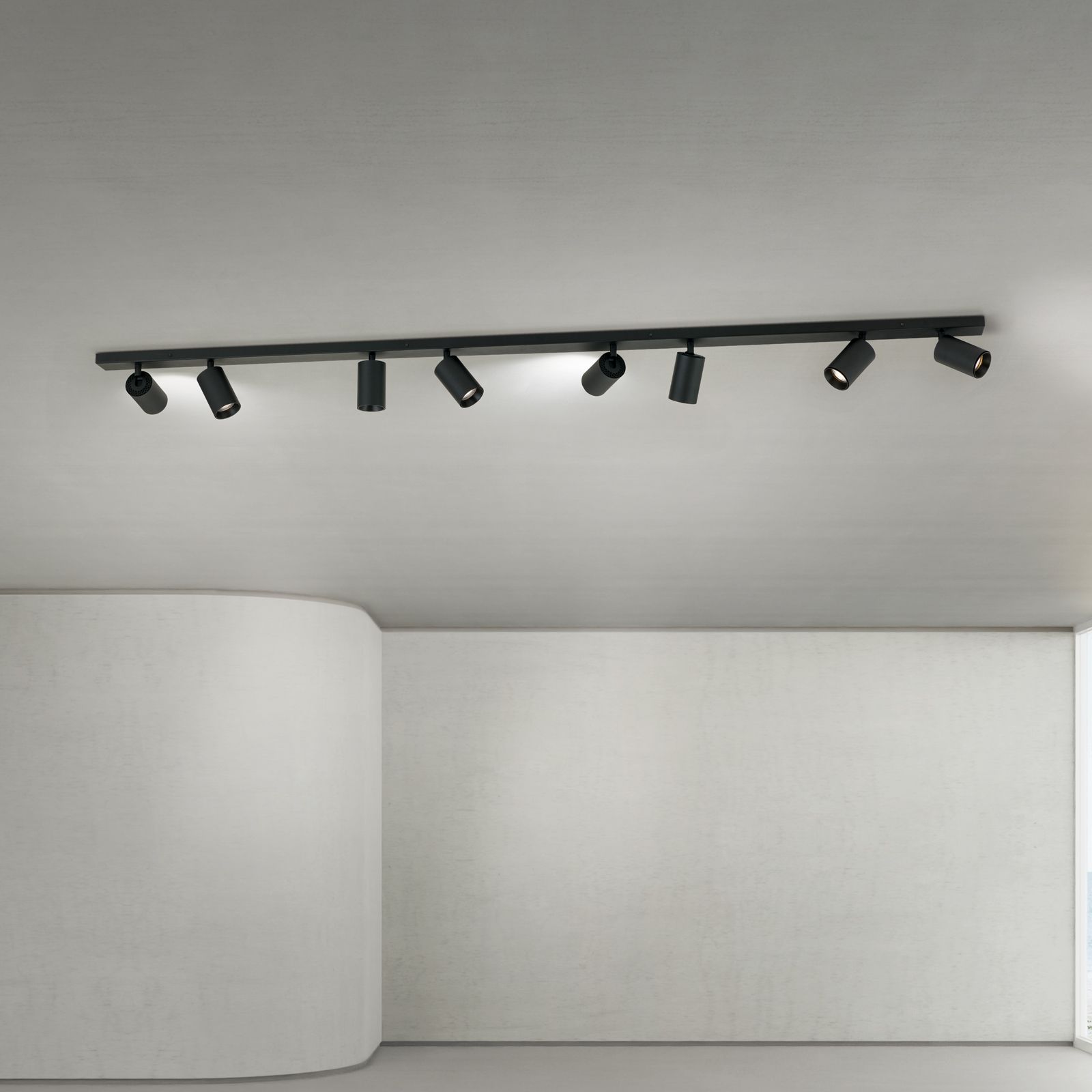 Spotlight SEAN, 8-lamps, black