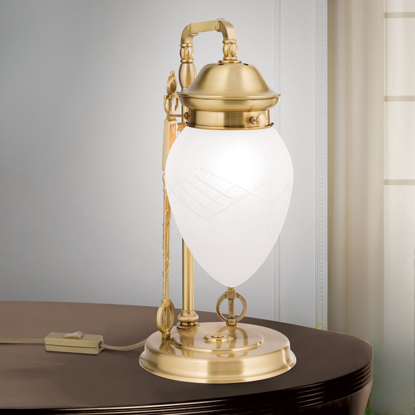 Stolní lampa BUDAPEST, bronz