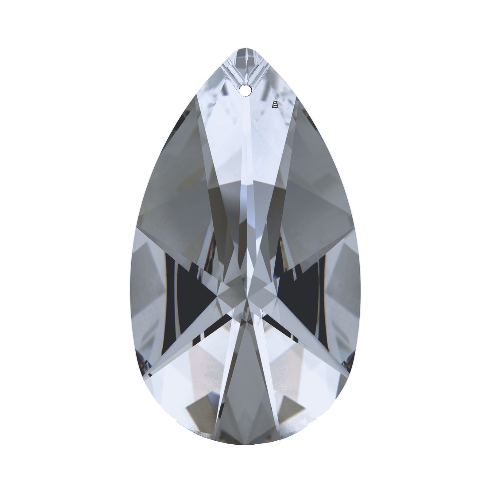 Kristallbehang Wachtel 8731, STRASS® Swarovski® Crystal, 63x37mm, Klar