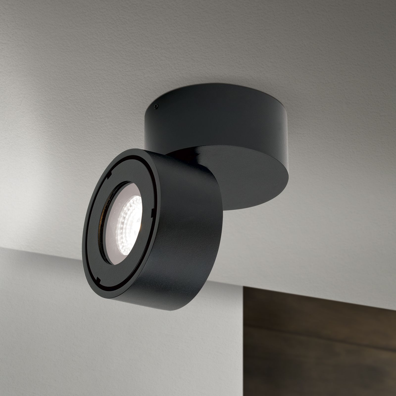 LED ceiling light HARVEY, black