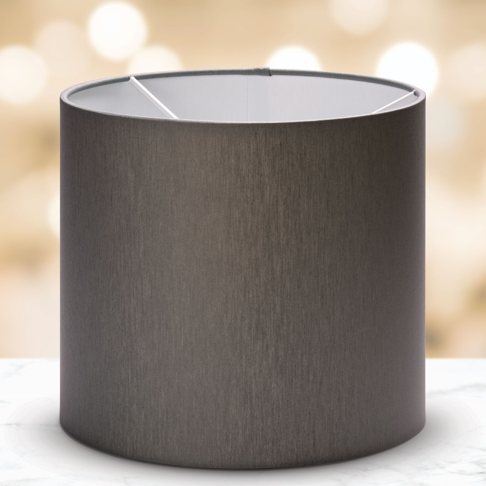 Lampshade fabric SHADE 308, Ø 200 mm, grey