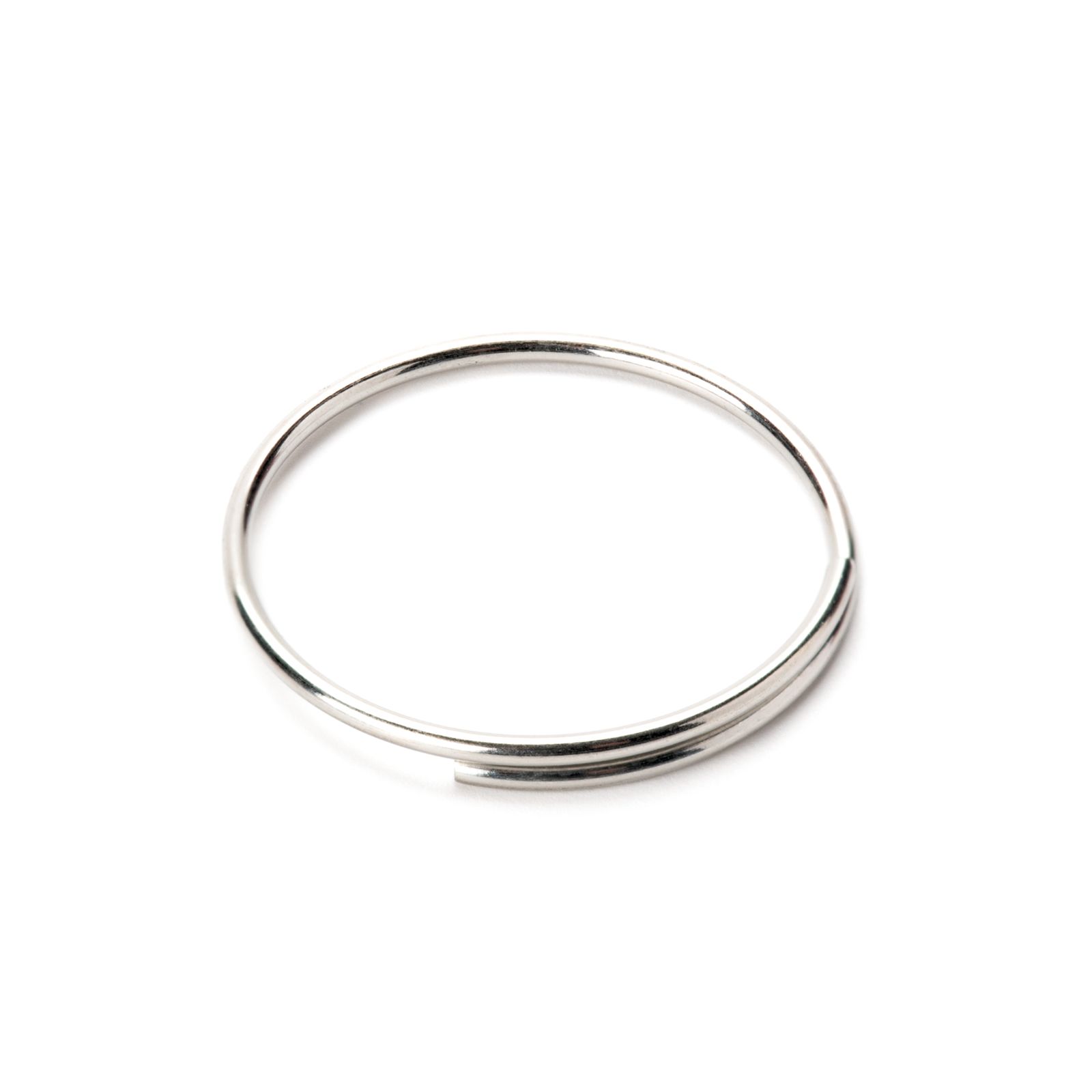 C-Form Ring für Kristallbehang 2378, Chrom