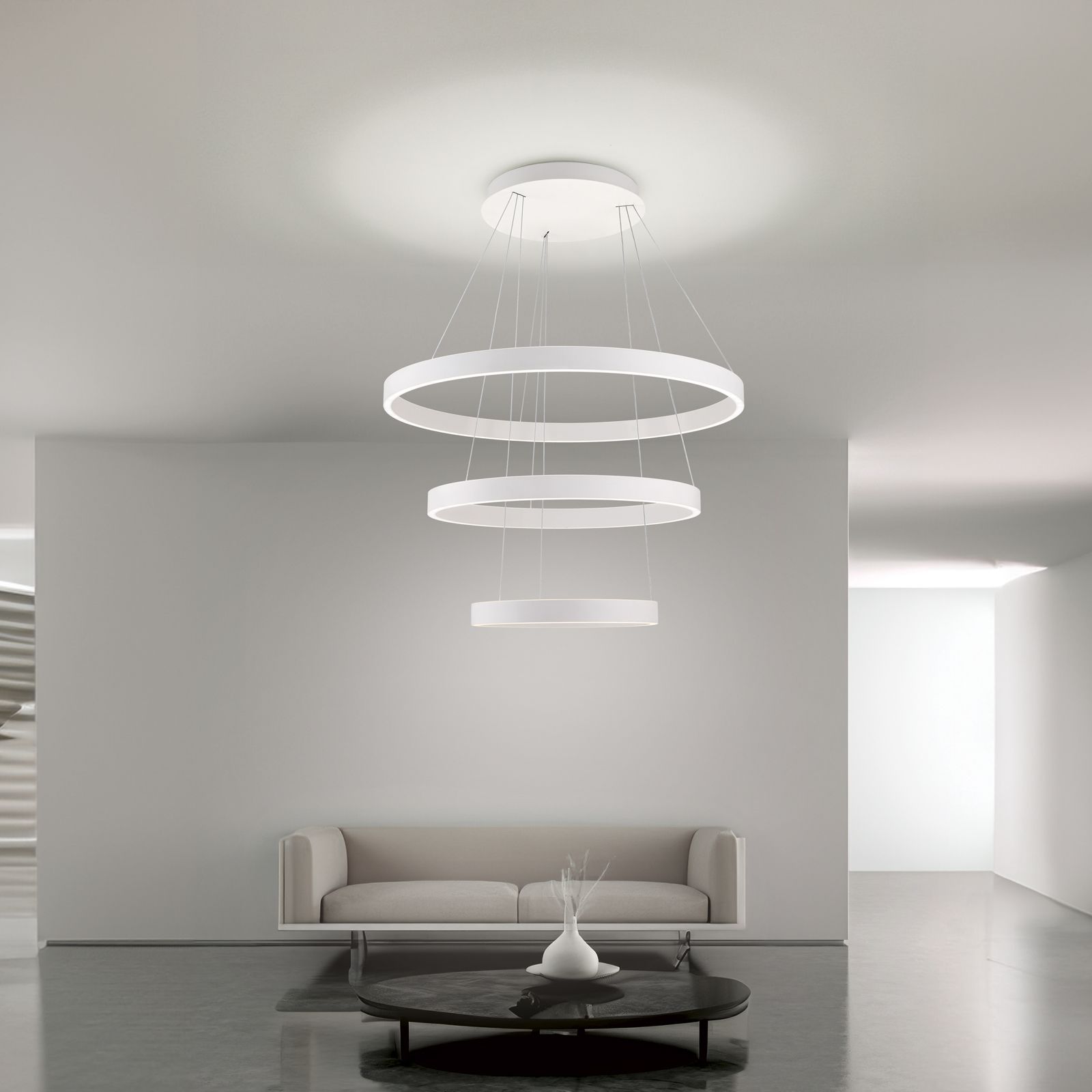 Závěsné svítidlo KOLK, koncentrické, Ø 40/60/80 cm