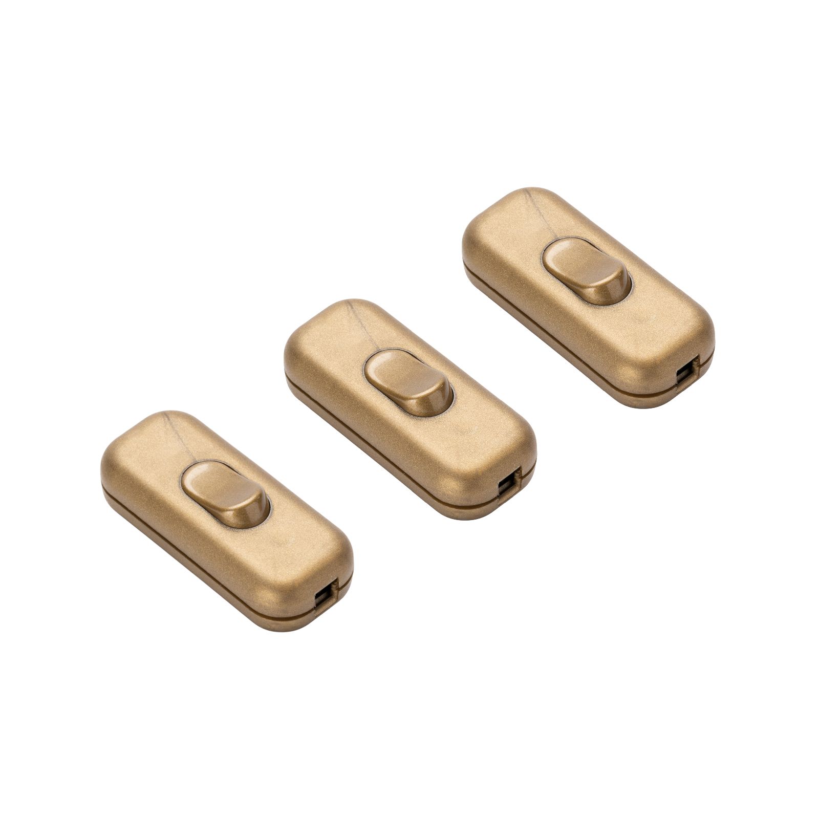 Intermediate switch, 2A, gold, set of 3 pieces
