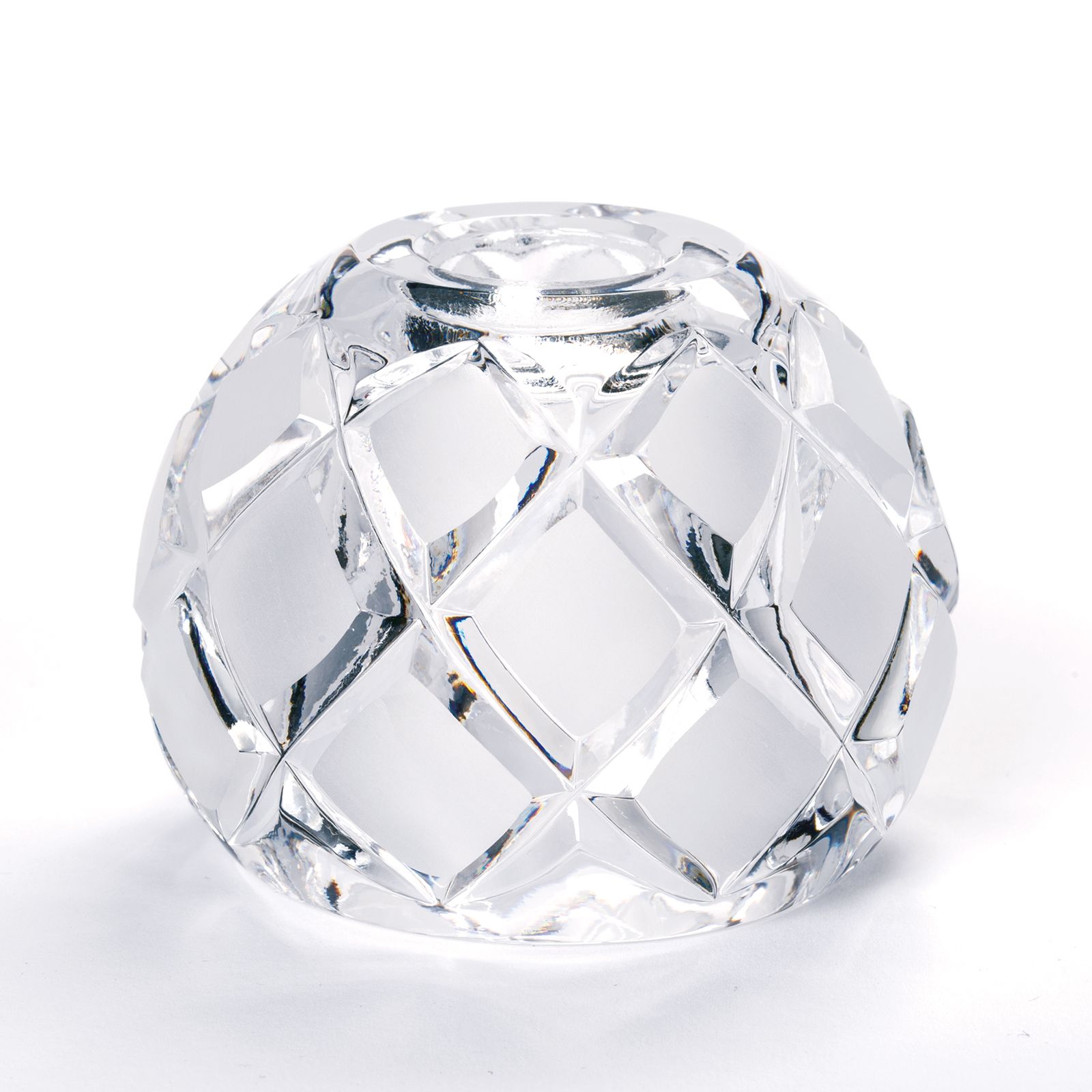 Glasschirm MADERNO 496, Ø 80 mm, Schliffdekor