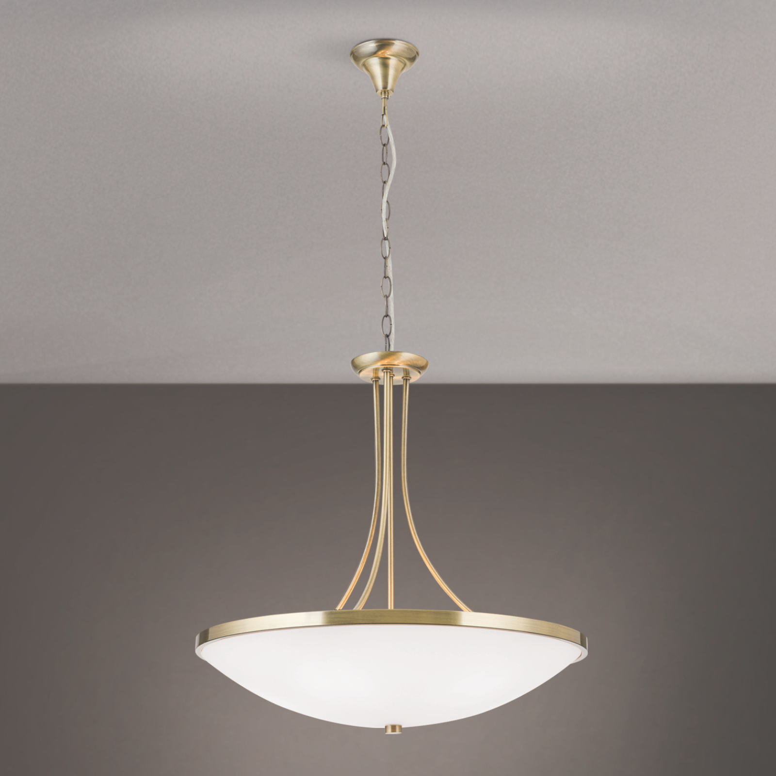 Pendant lamp AIDA, patina, 57cm