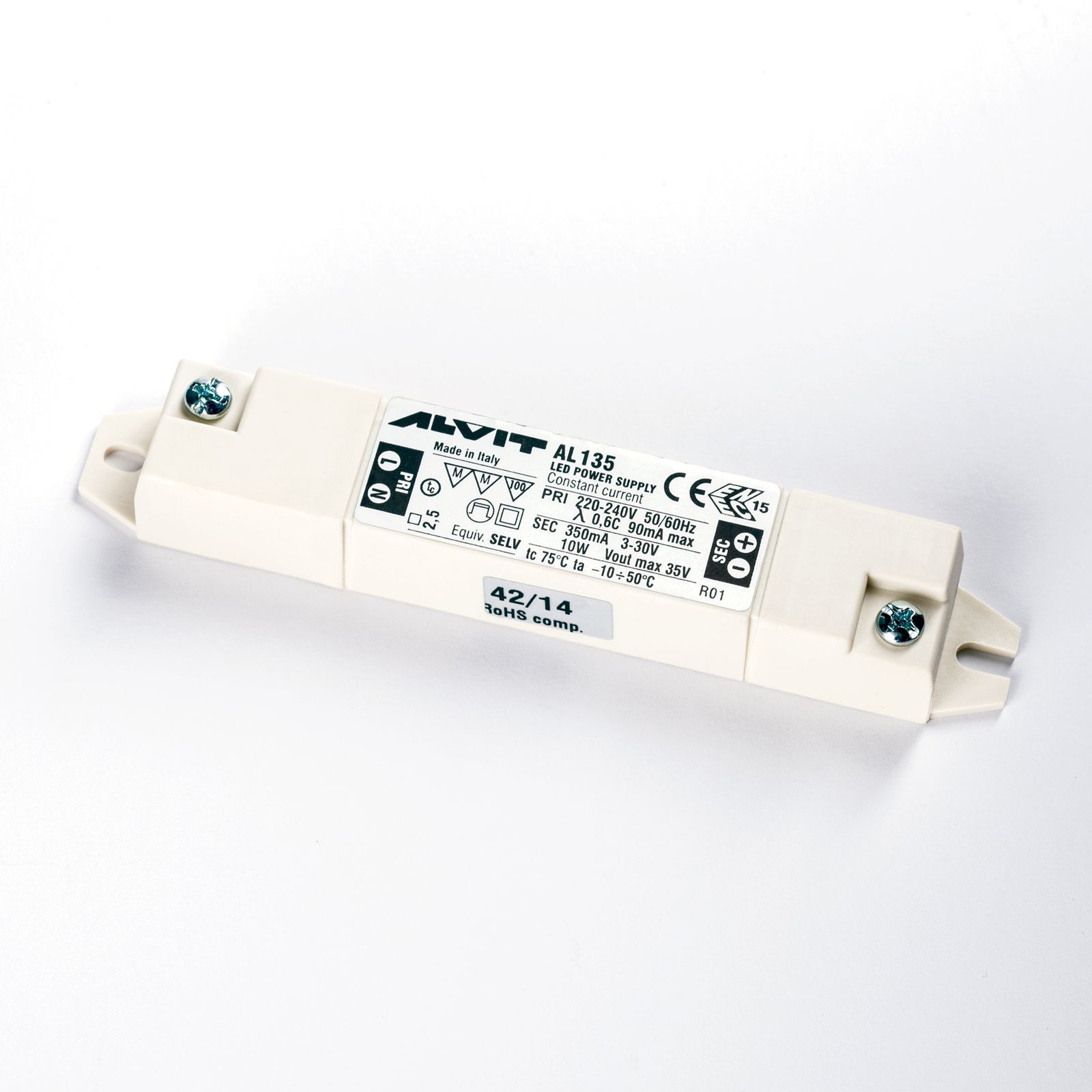 Driver 10f ALVIT AL135 350mA 10W, nicht dimmbar