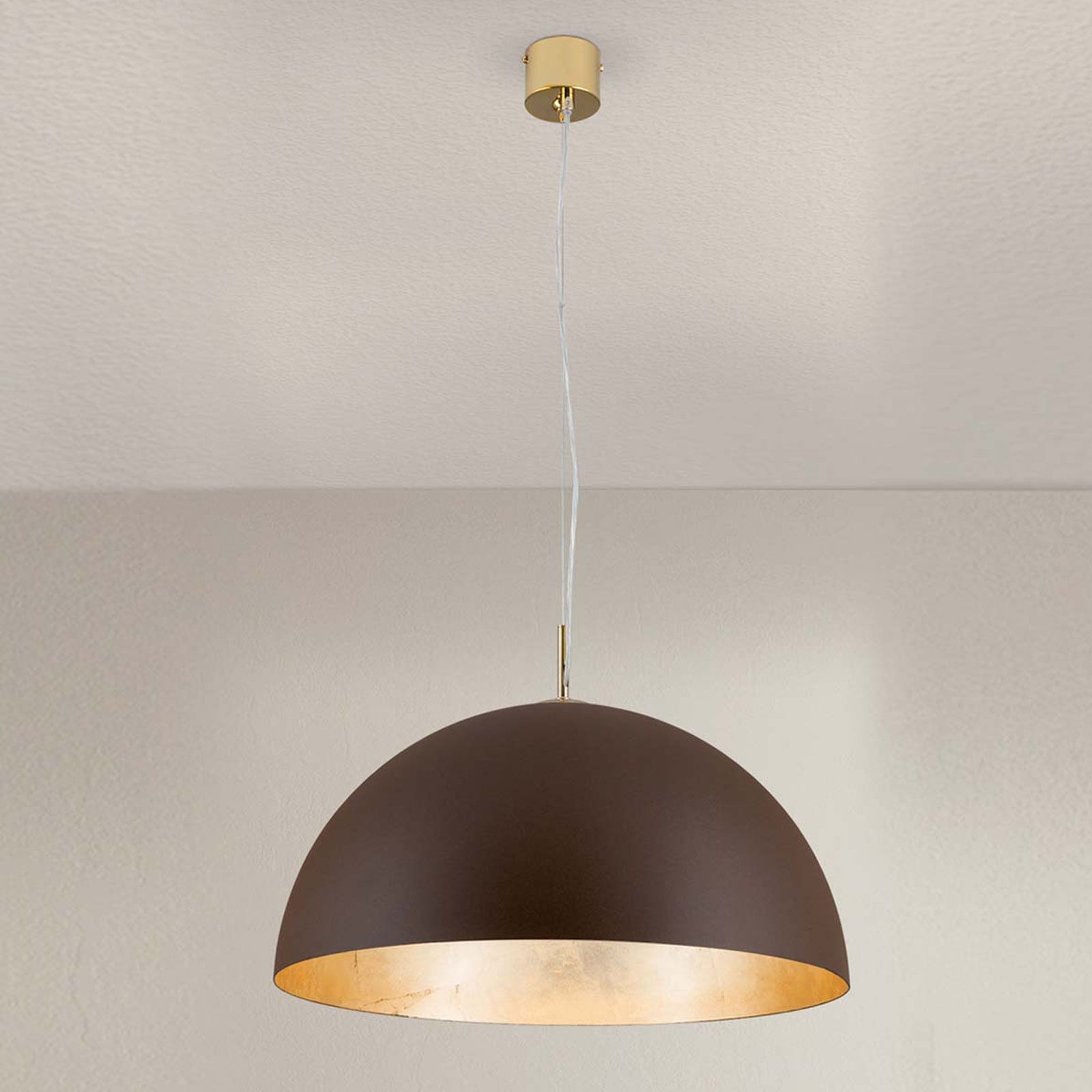 Hängeleuchte ELIANO, Antikgold