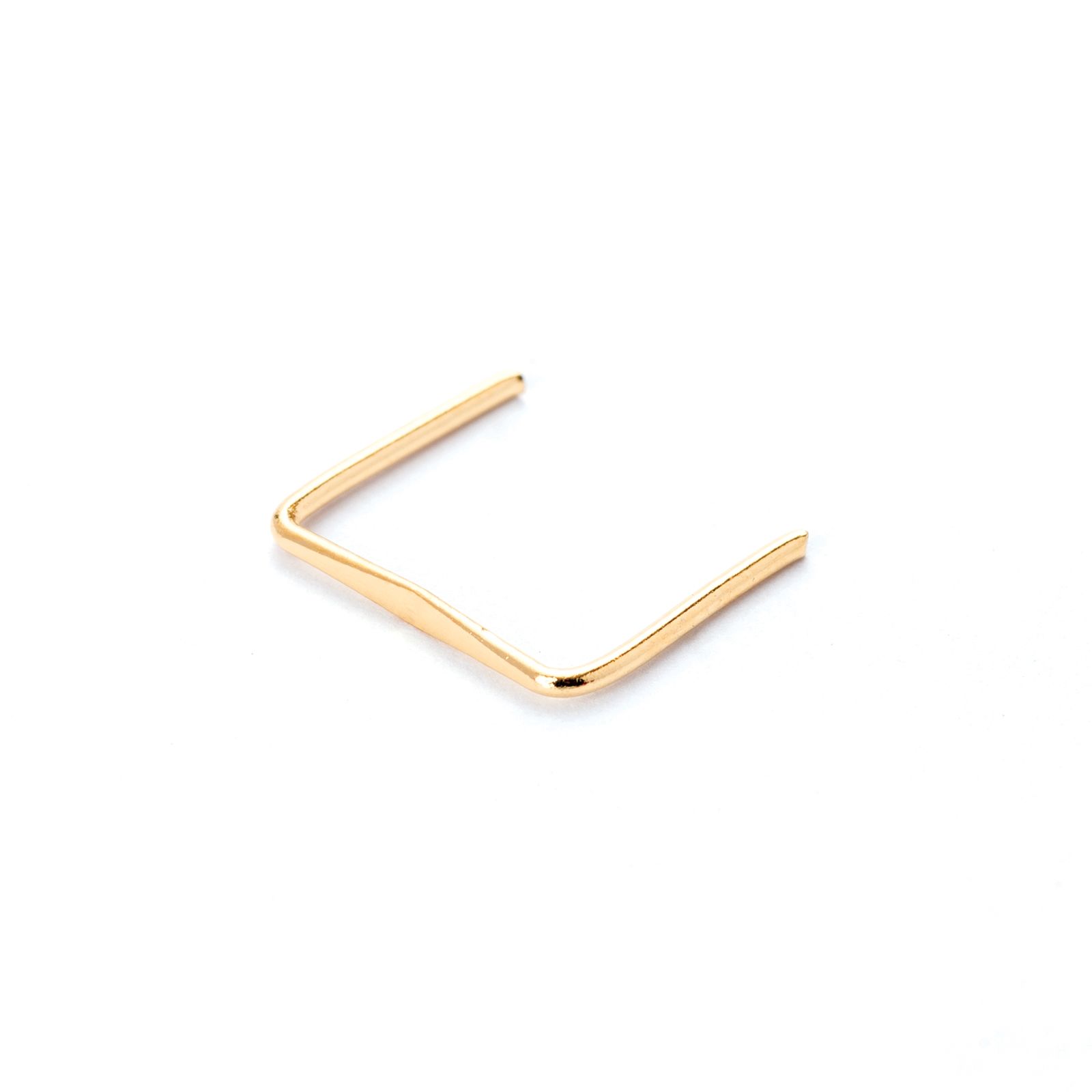 Hook small for chandelier crystal, gold, 10mm
