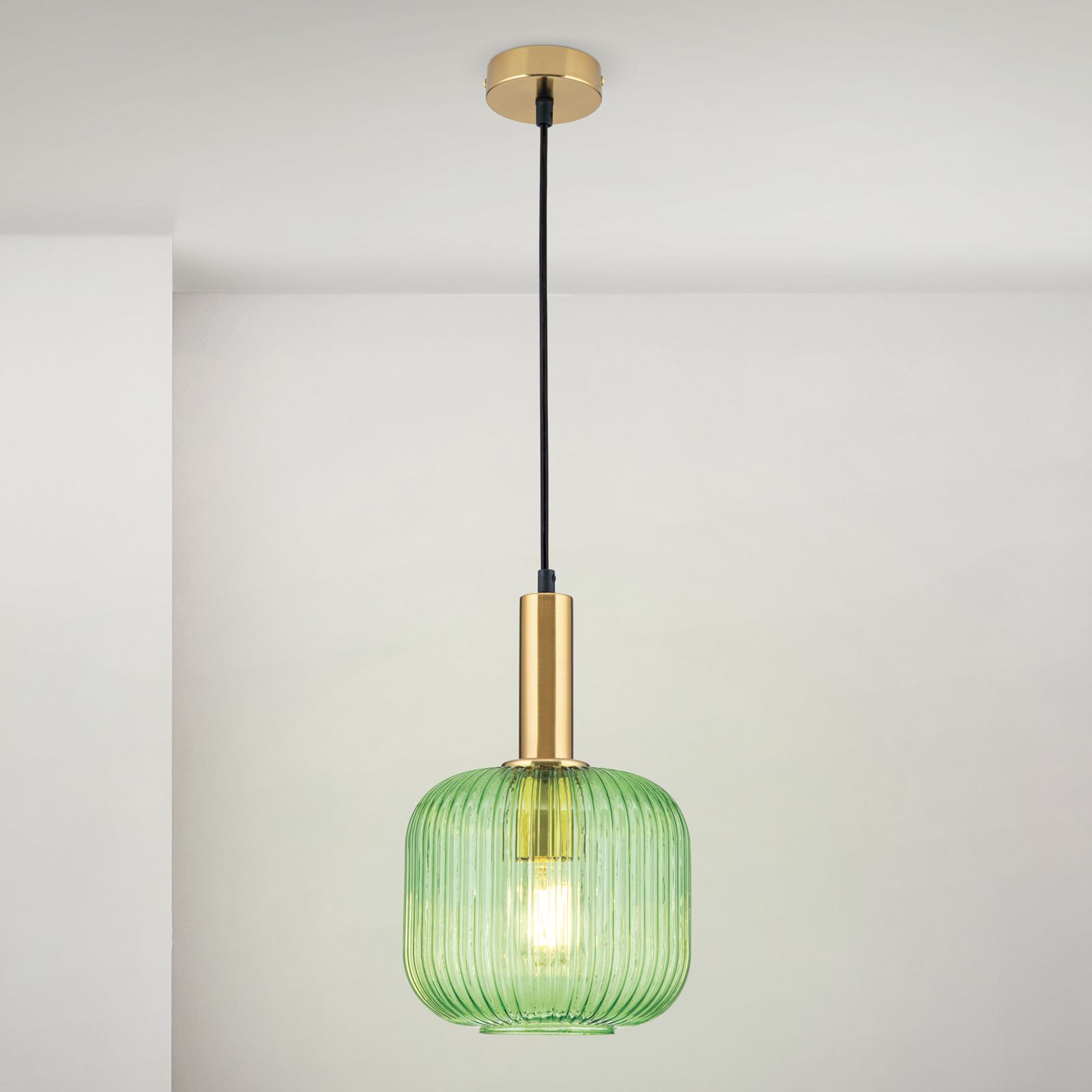 Pendant light CARNEVAL, green
