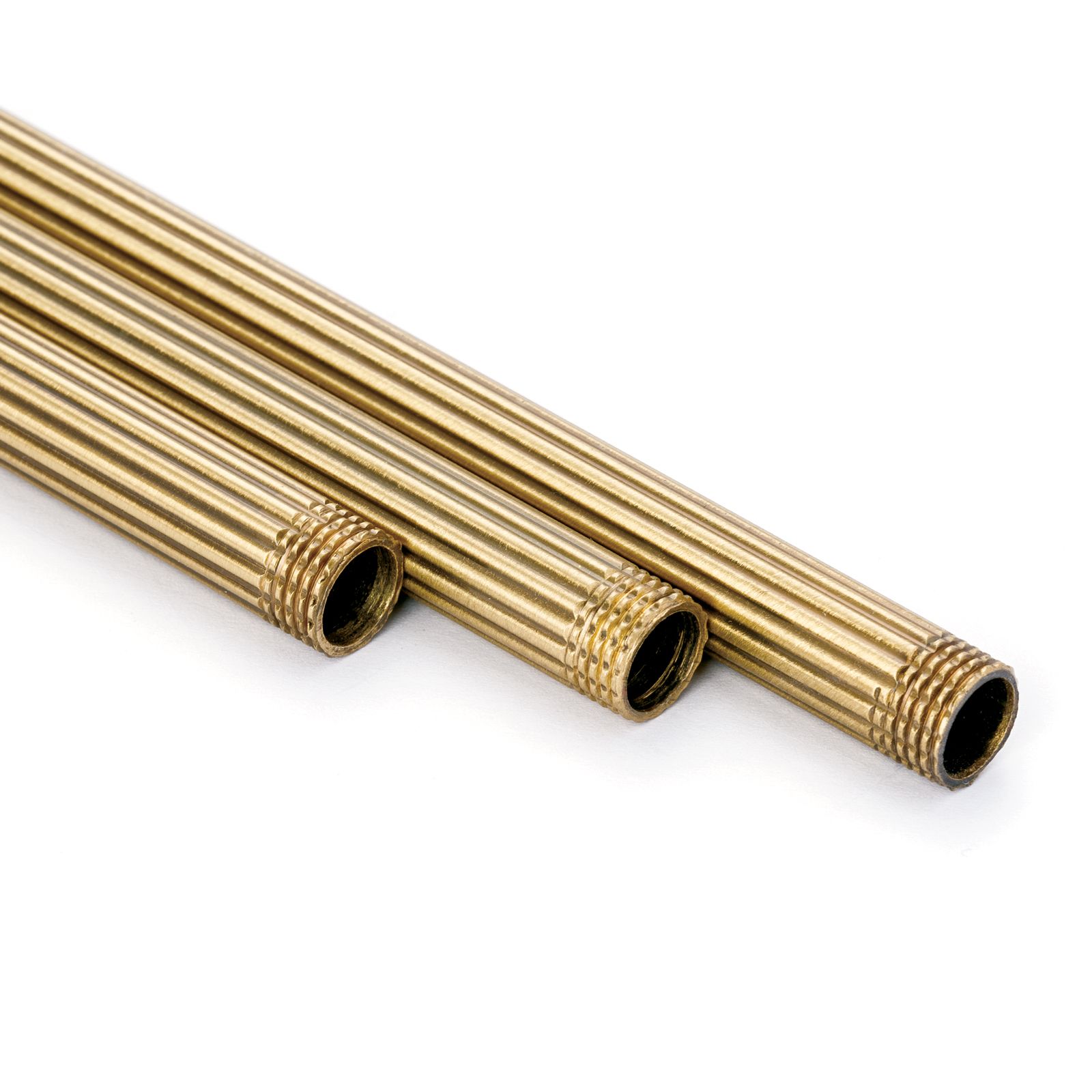 Pipe rod, thread M10x1, 60 cm, edged bronze