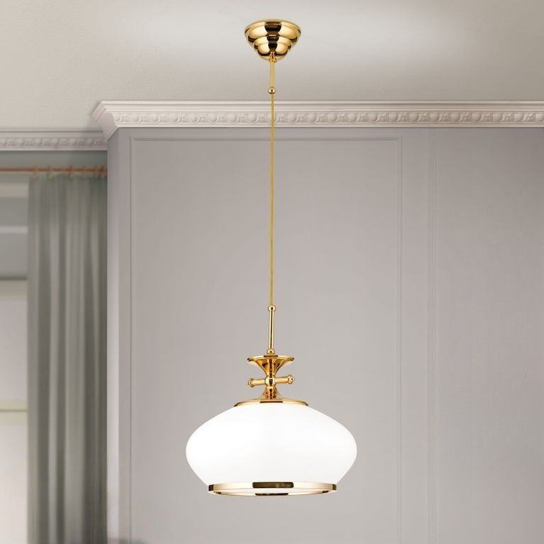 Hängeleuchte EMPIRE, Gold, 32cm