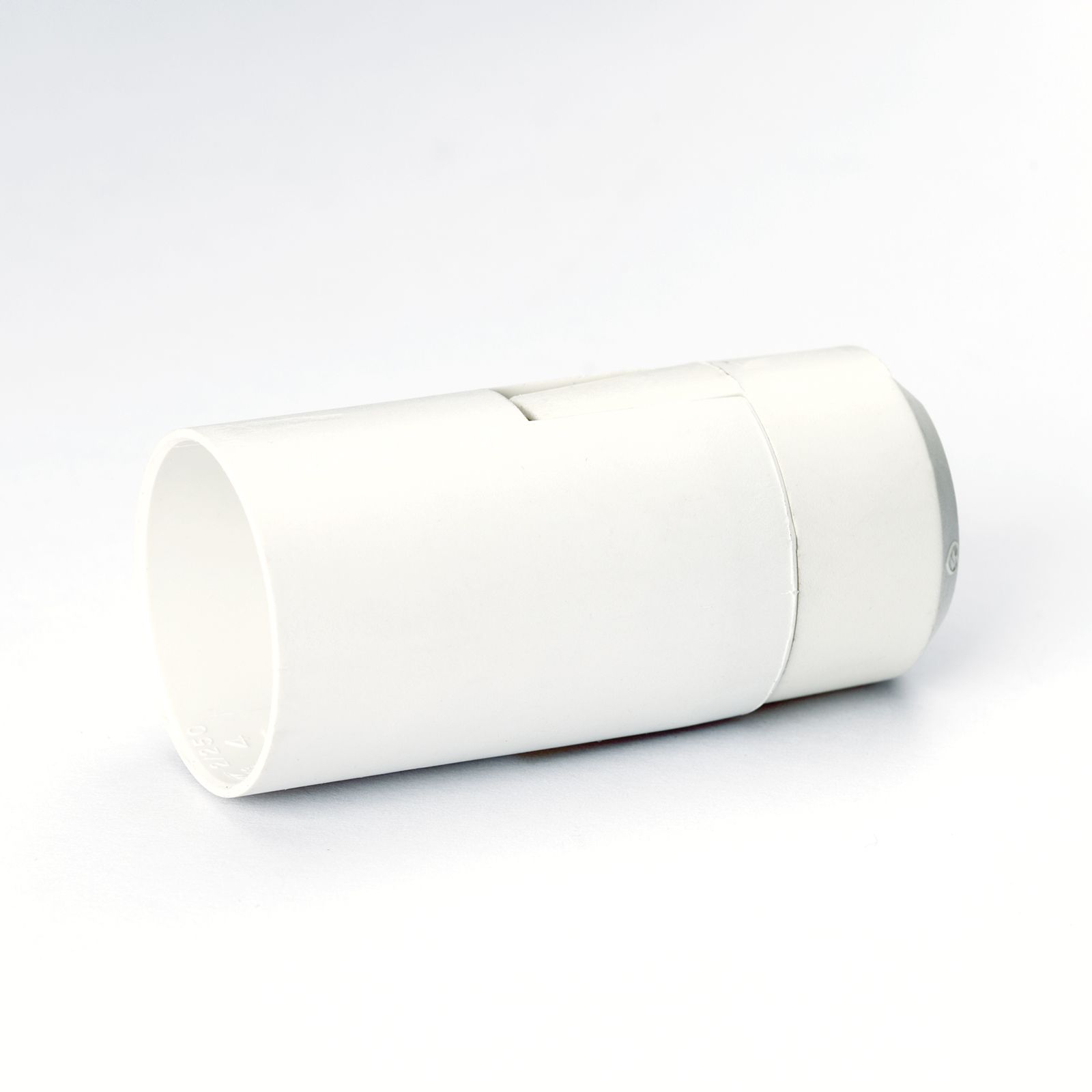 Klickfassung E14, Gewinde M10x1, 58mm, Weiß