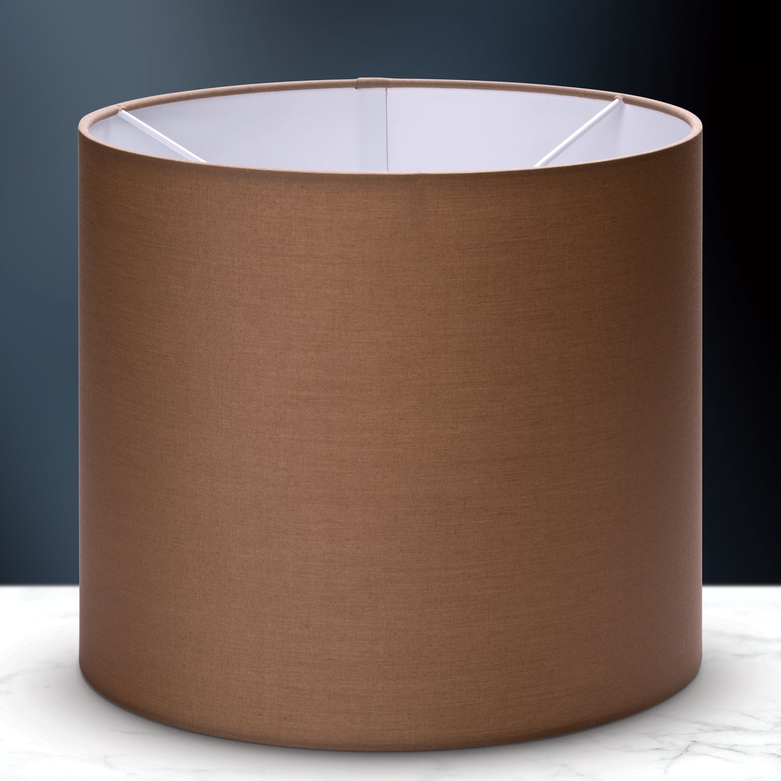 Lampenschirm Stoff SHADE 309, Ø 250 mm, Braun