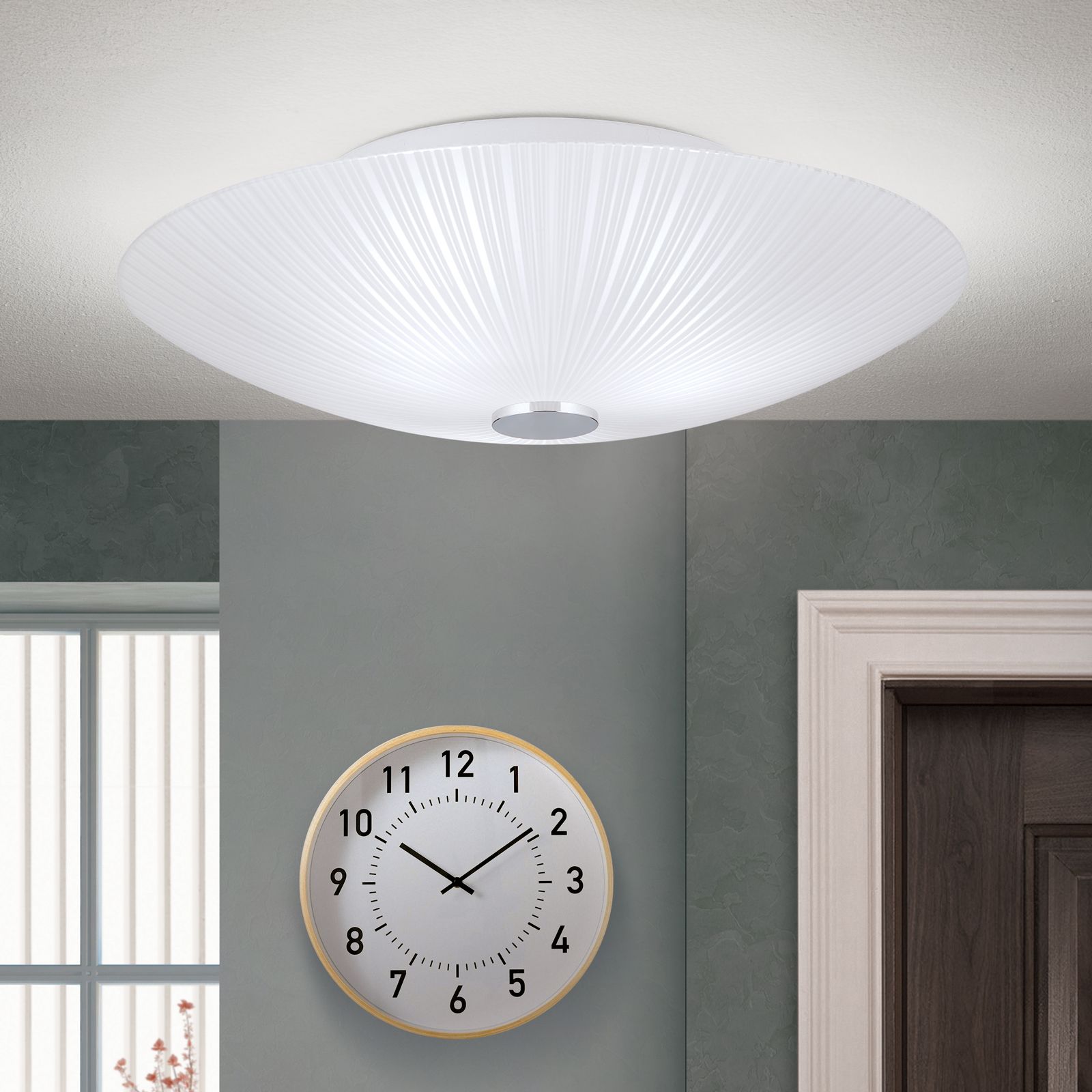 Deckenleuchte ERA, Chrom, 40cm