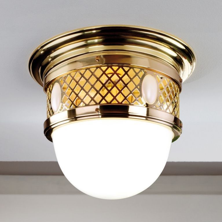 Deckenleuchte ALT WIEN, Messing glänzend, 30cm