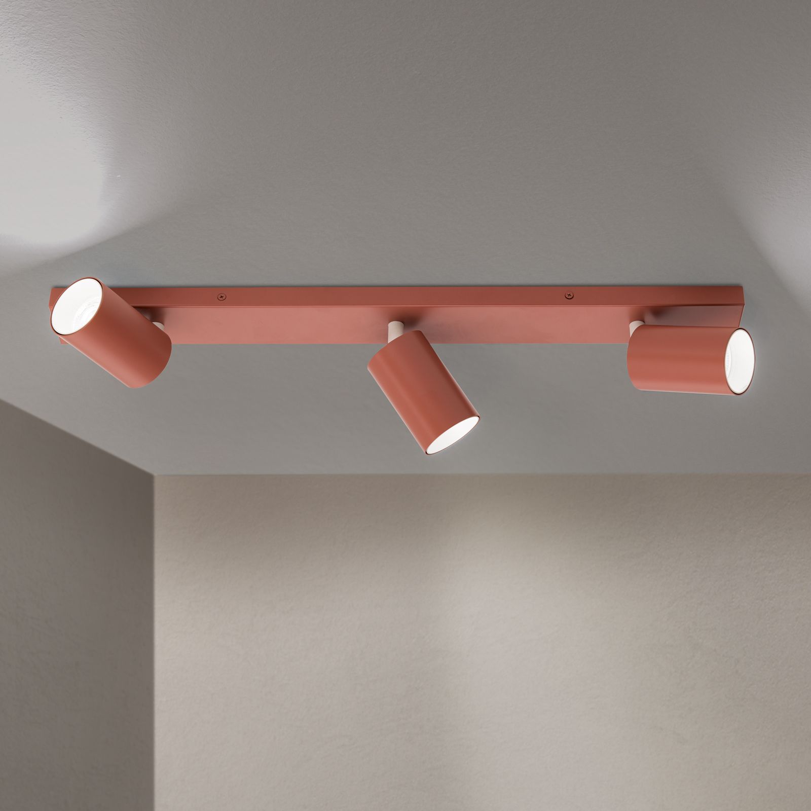 Strahler PENN, 3-flammig, Korallenrot