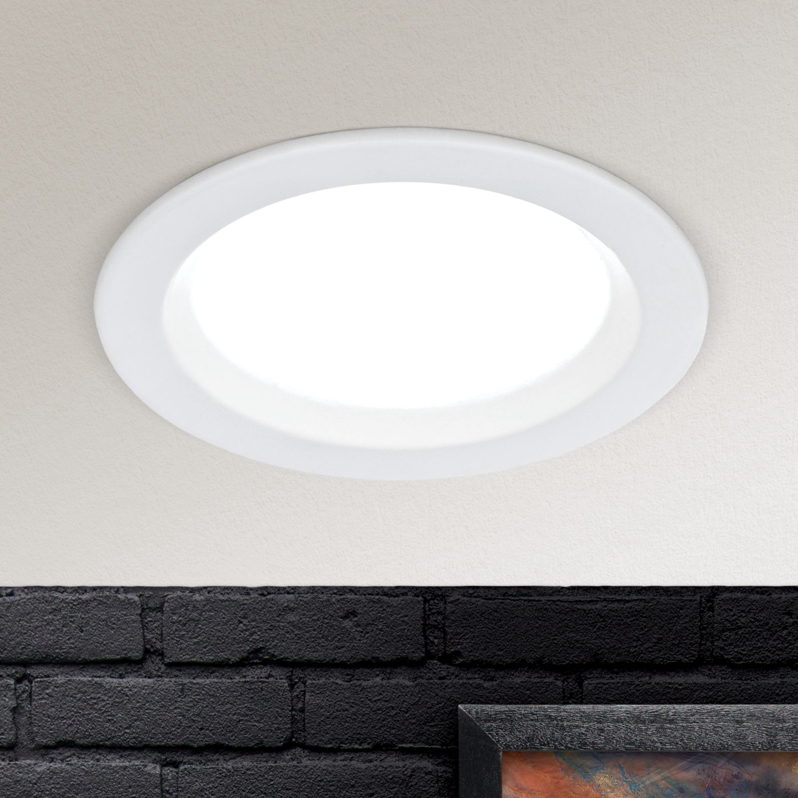 Recessed spotlight SPOCK, white, 9cm